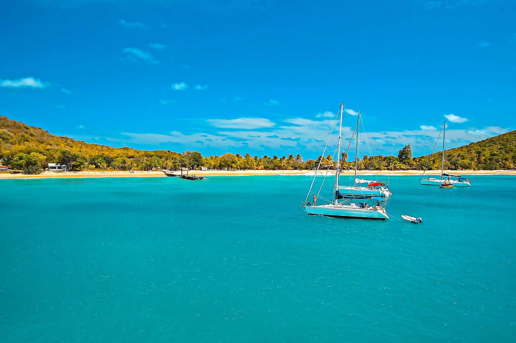 Canouan Island Saint Vincent Sailing Boats