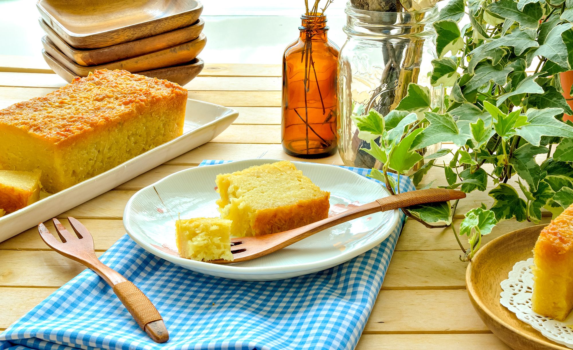 Cassava Pone Barbados Food