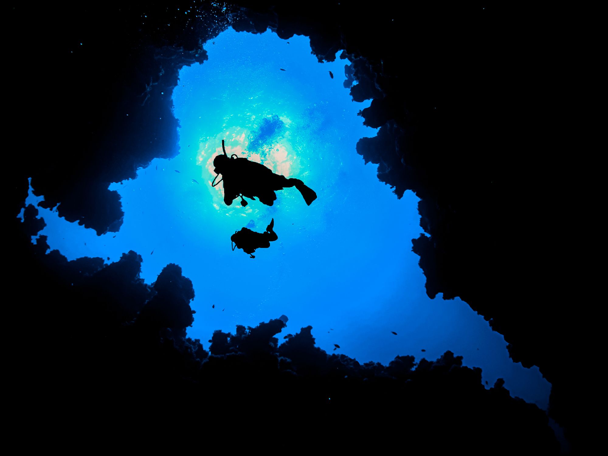 Cave Diving bahamas