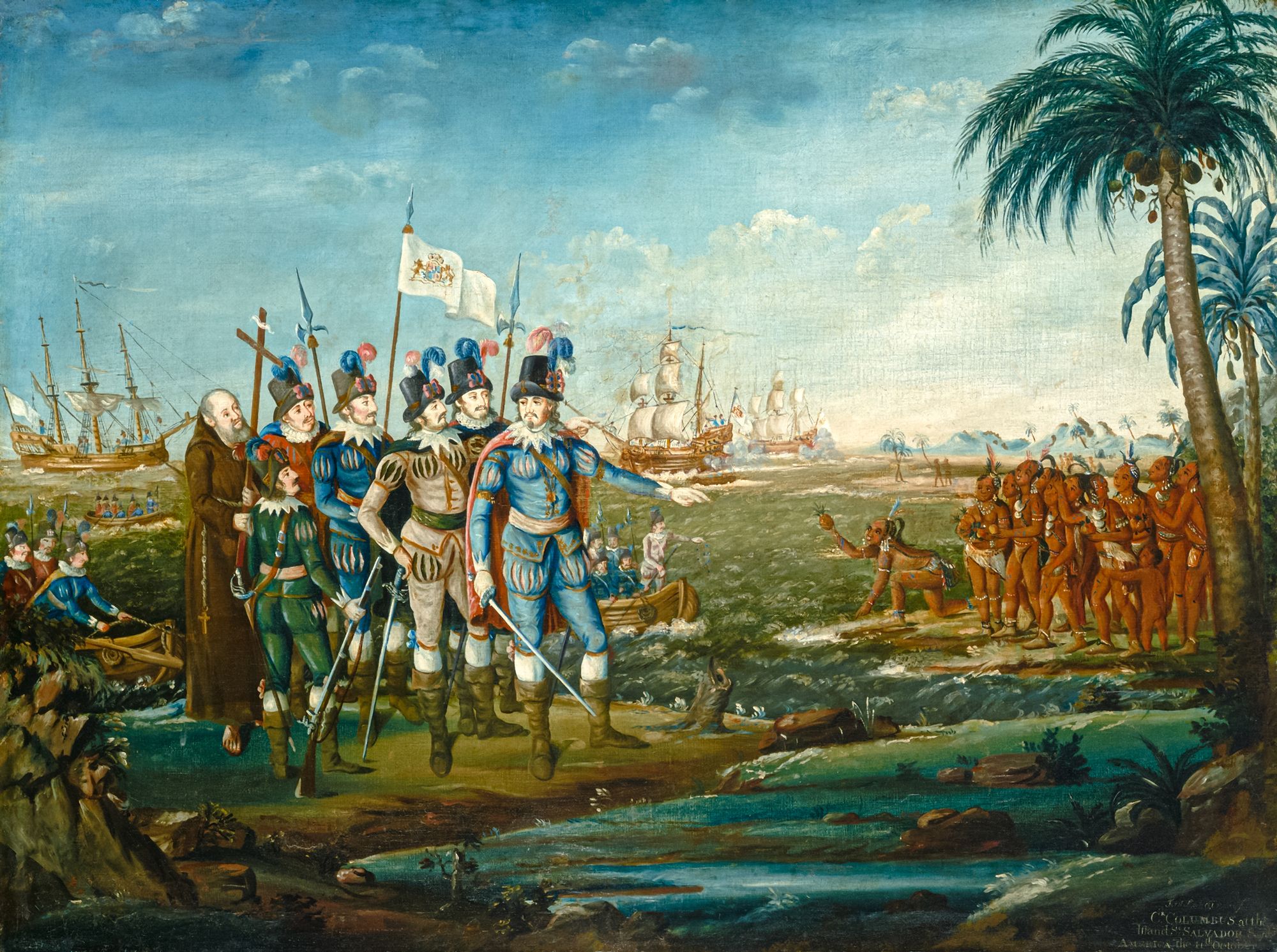 Christopher Columbus First Landing Bahamas