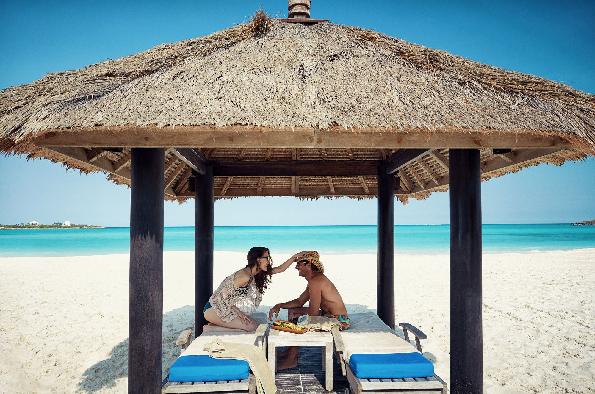 Couple in Cabana