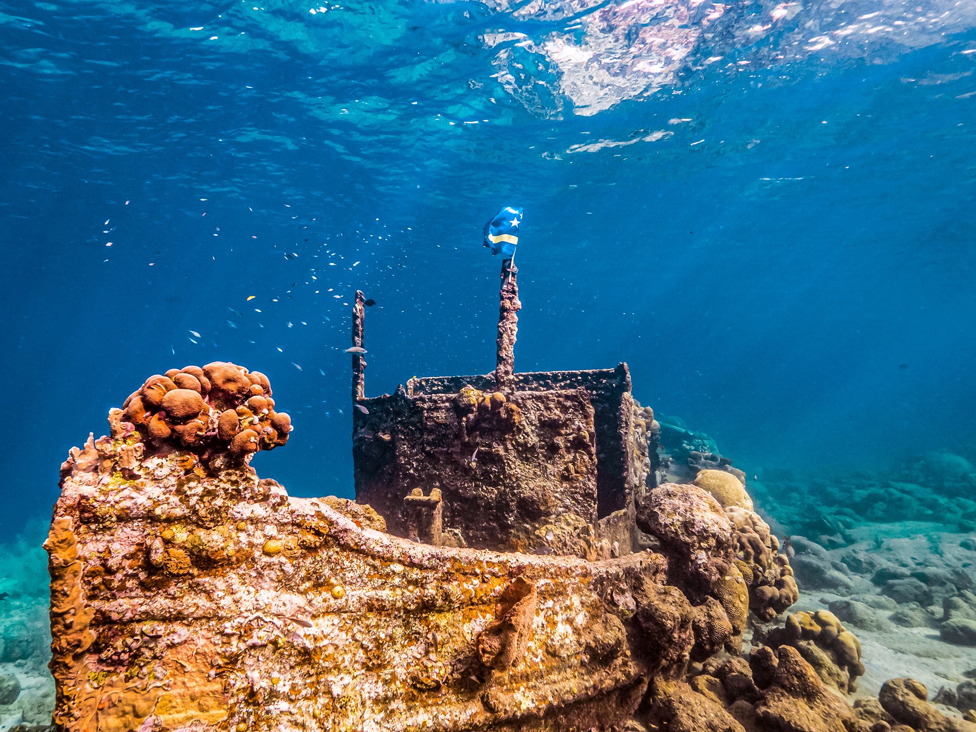 Curacao Scuba Diving Tugboat