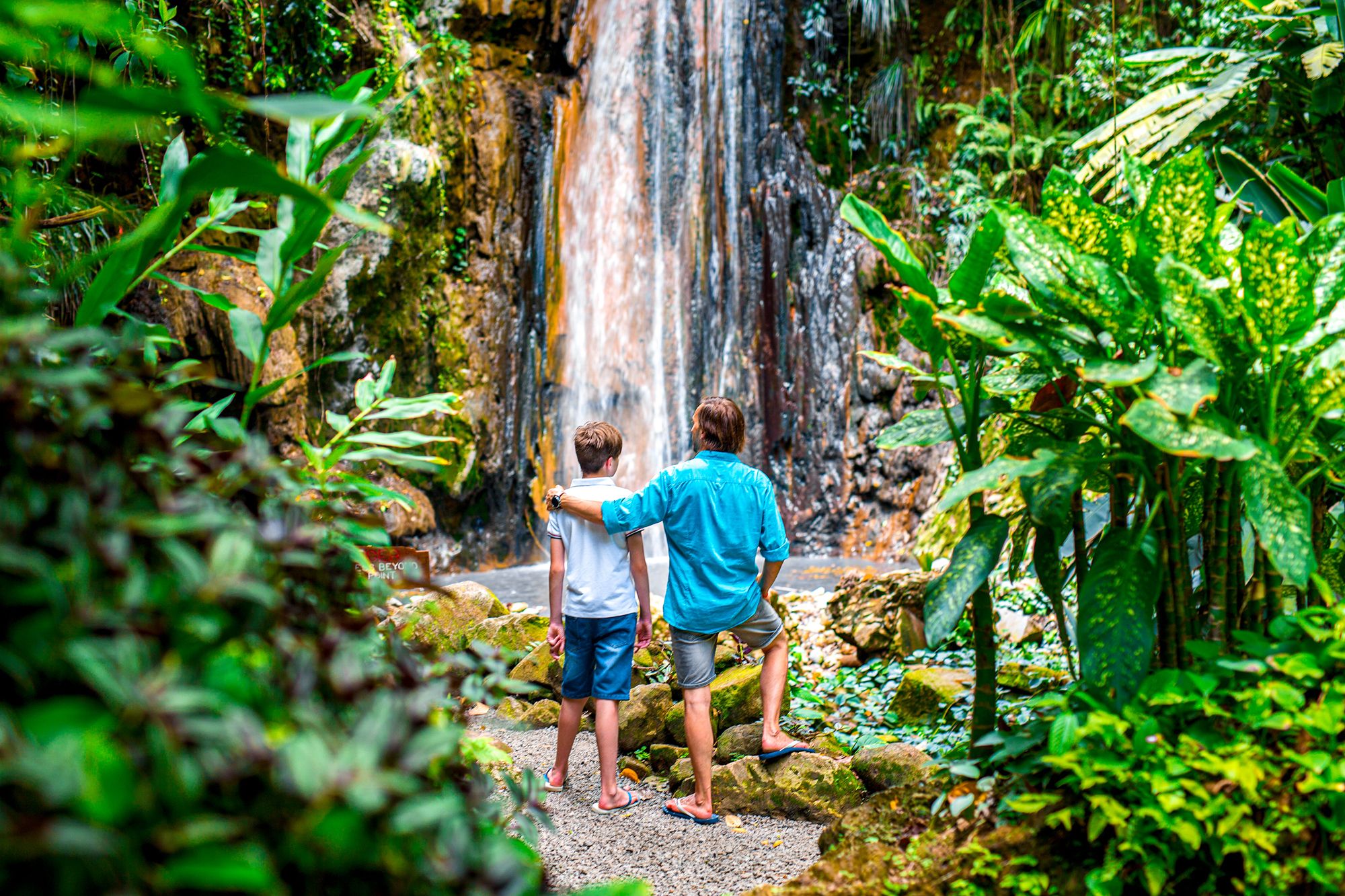 Diamond waterfall Saint Lucia