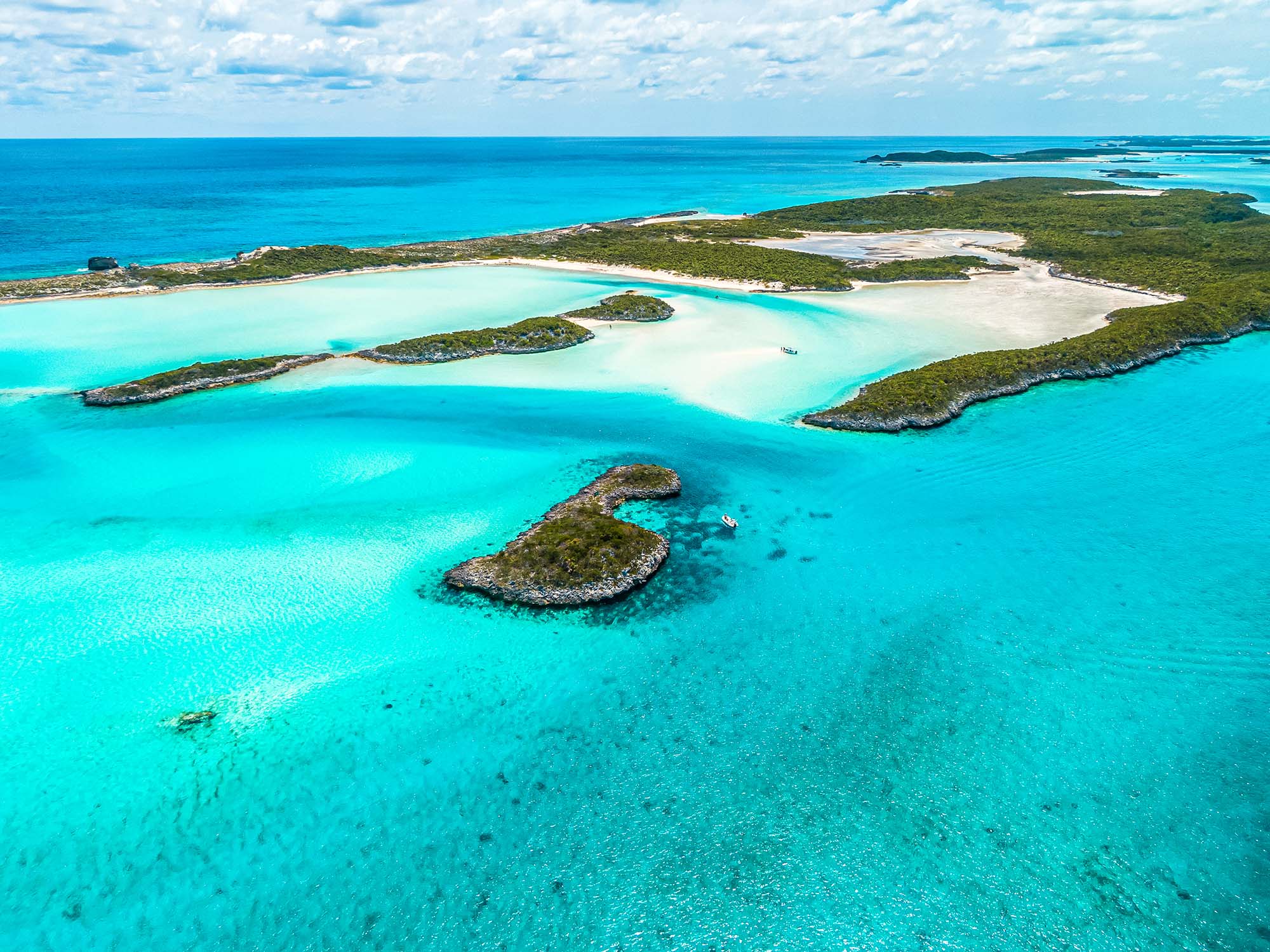 Exploring Bahamian Out Islands Aerial