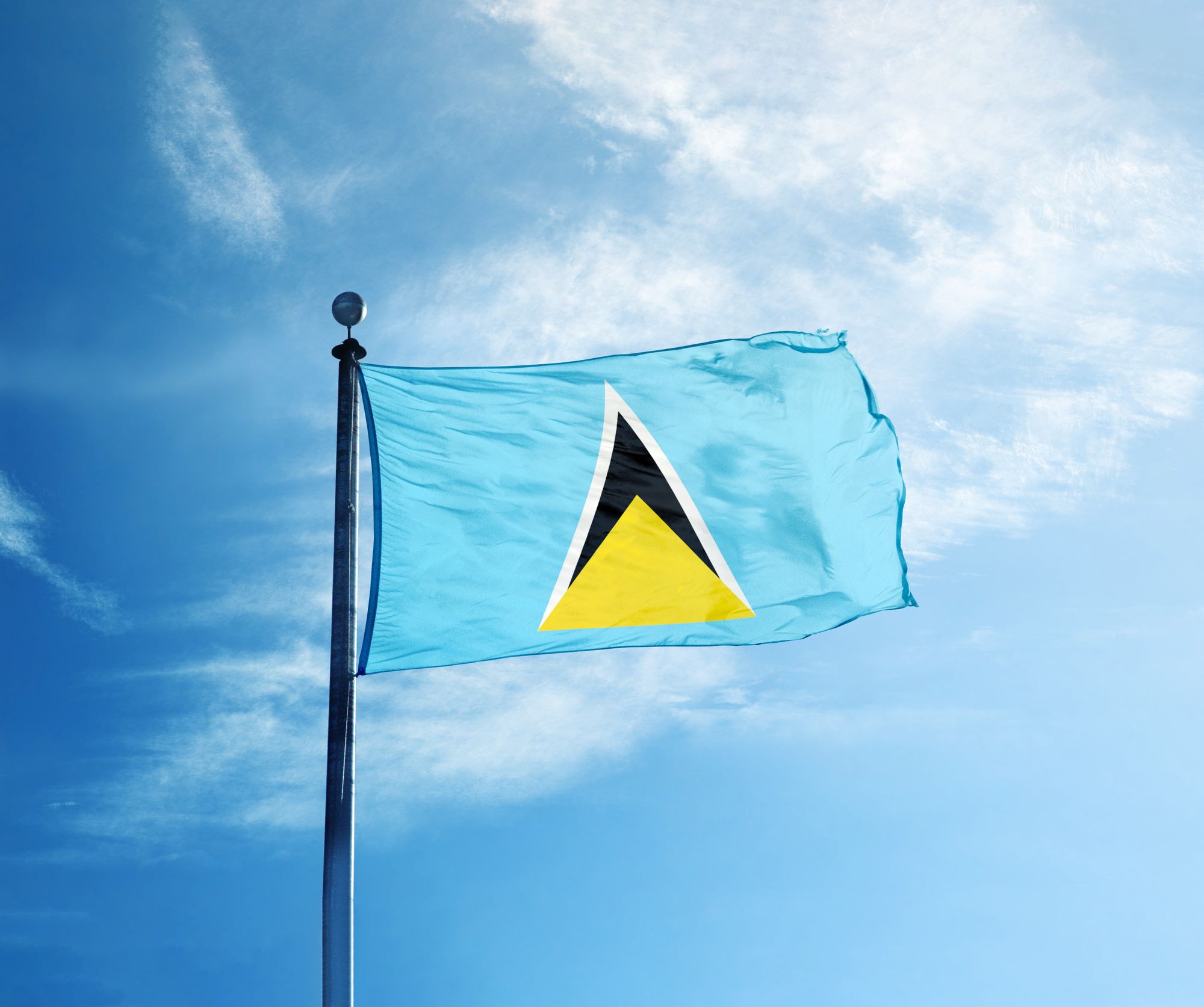 Flag Of Saint Lucia Explained: History & Symbolism
