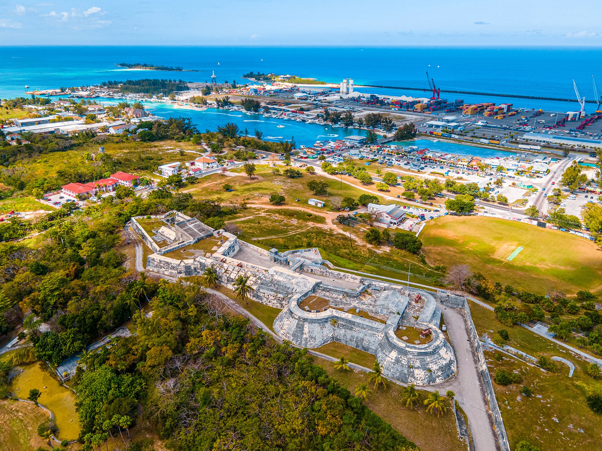 Fort Charlotte Downtown Nassau Bahamas