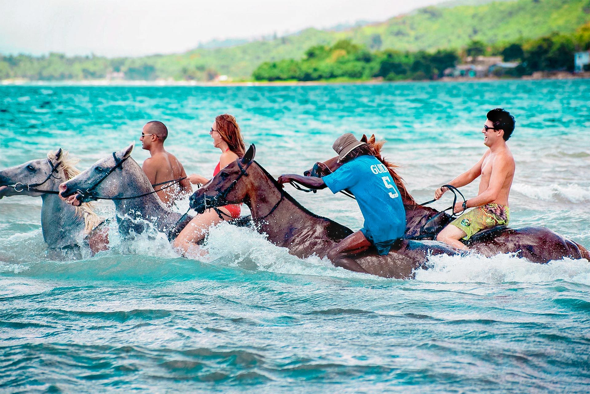 Horseback Ride Swim Jamaica