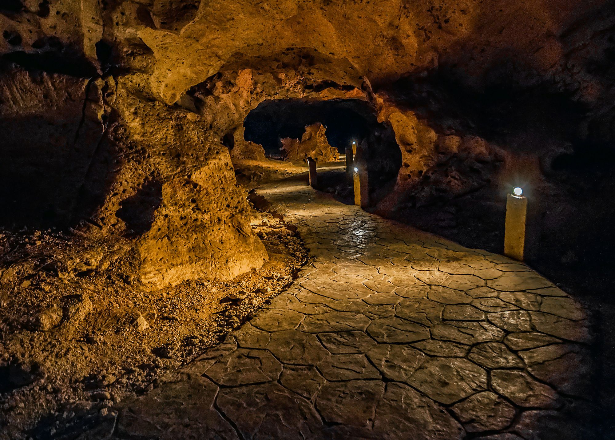Jamaica Interior Green Grotto Caves Light Path