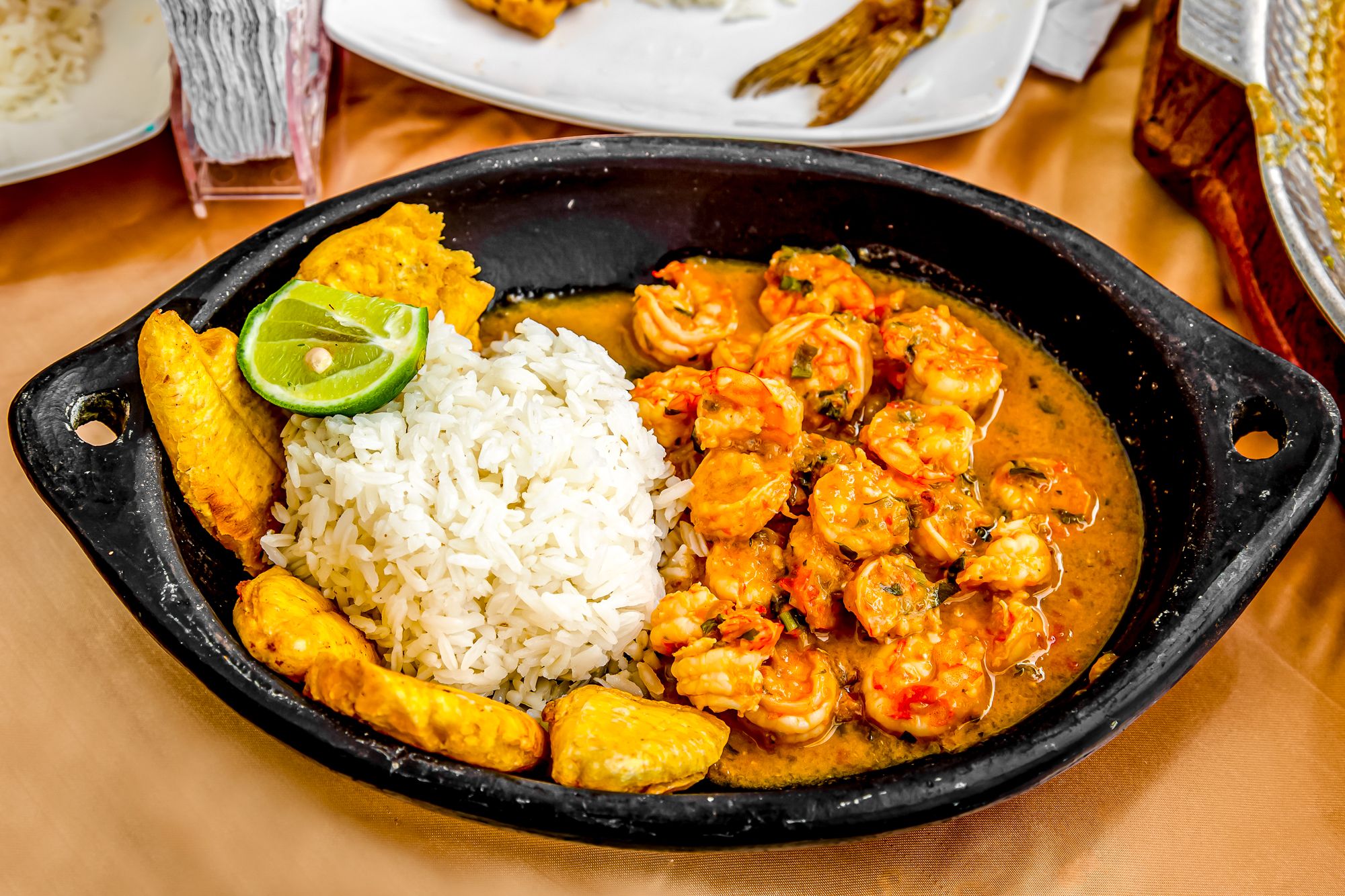 Jamaican Shrimp Rundown Rundun Rice