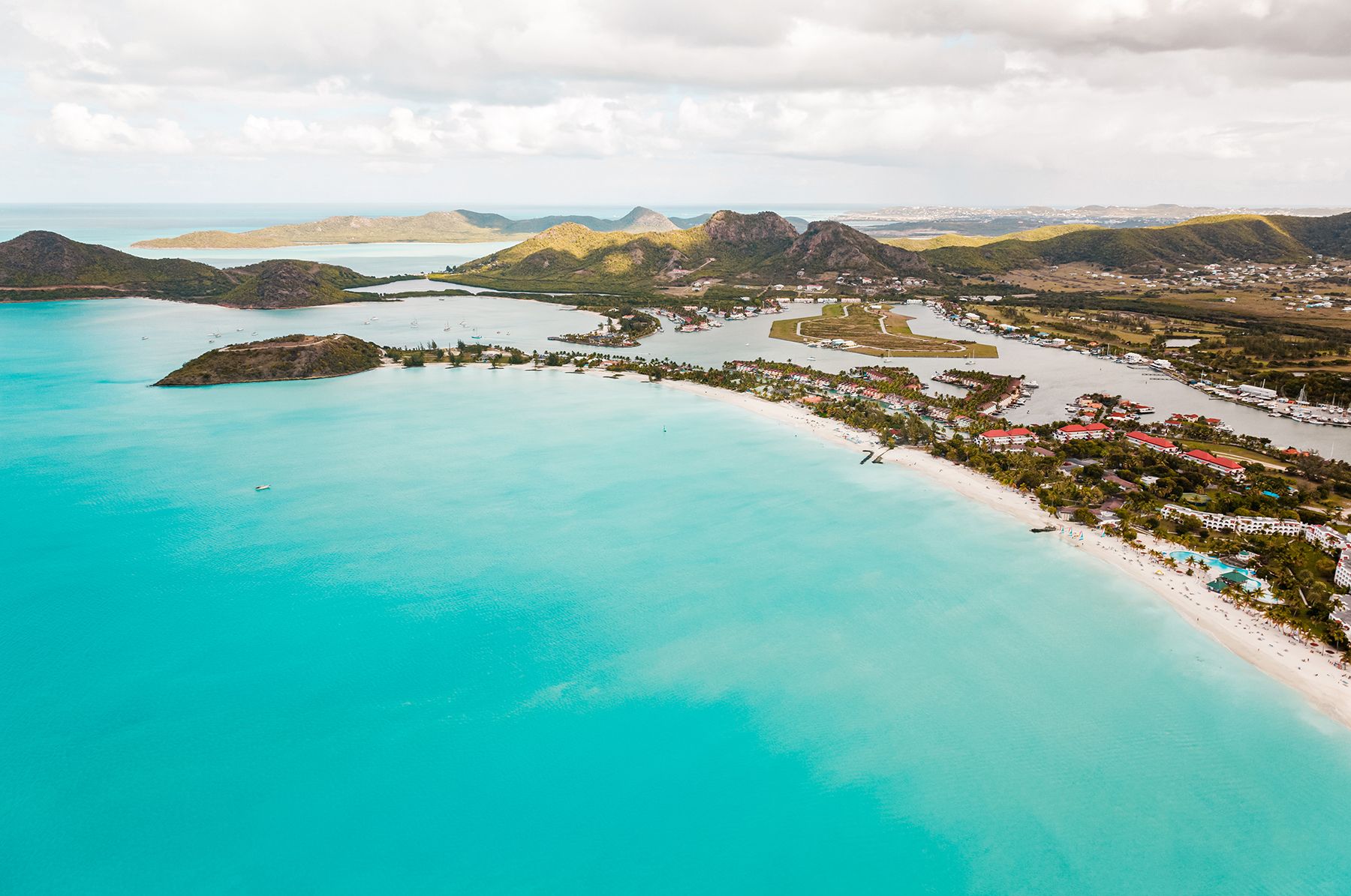 Jolly Beach Antigua Aerial