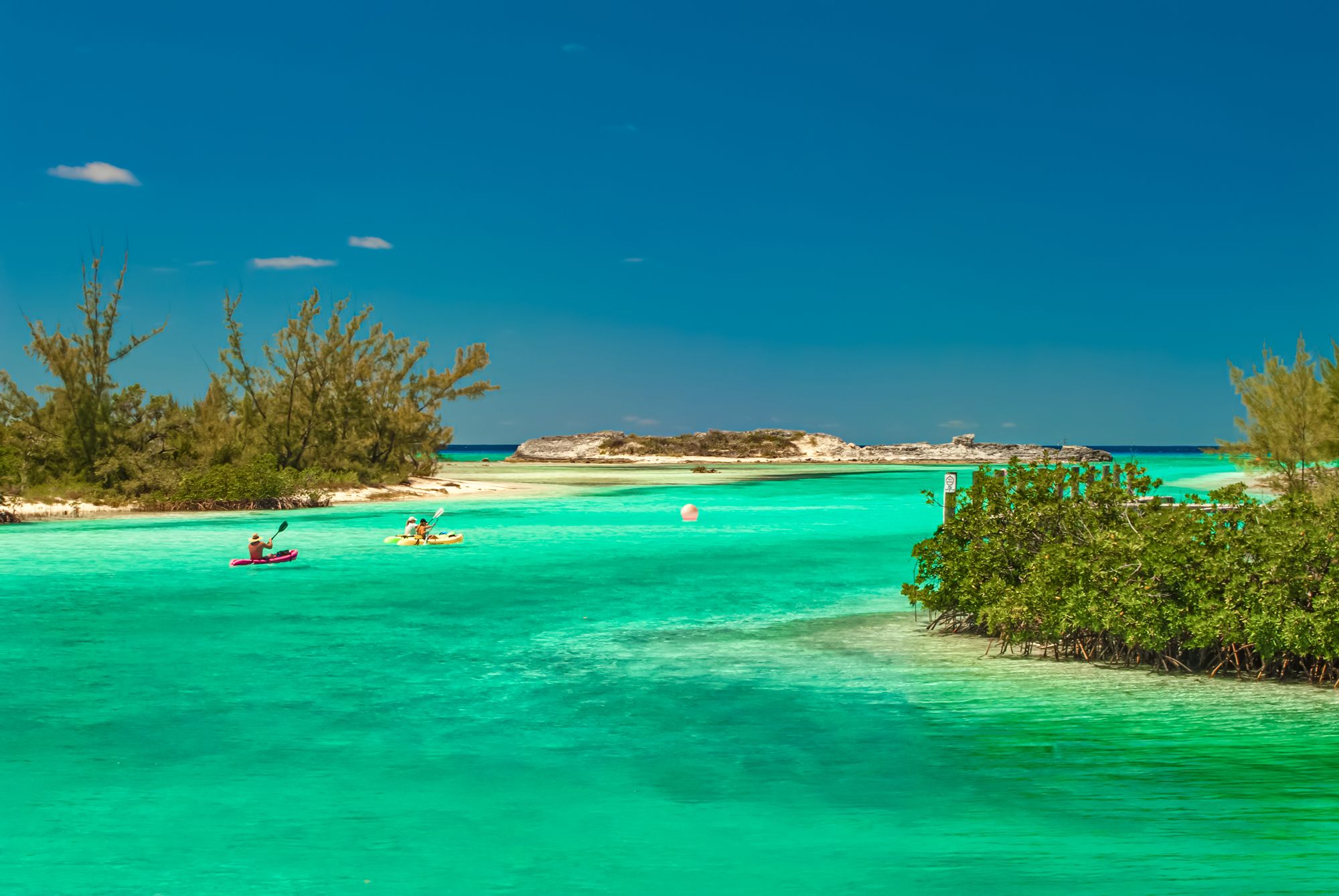 Kayaking Cat Island Bahamas