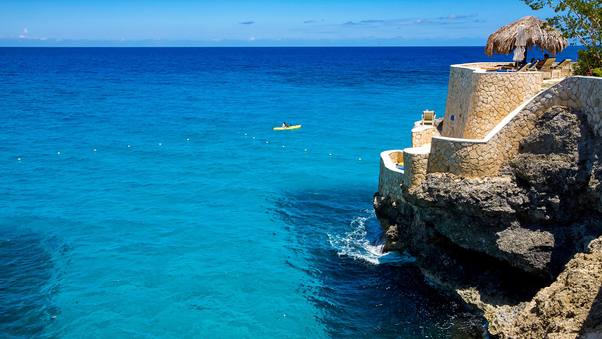 Negril Restaurant Cliff Beach View