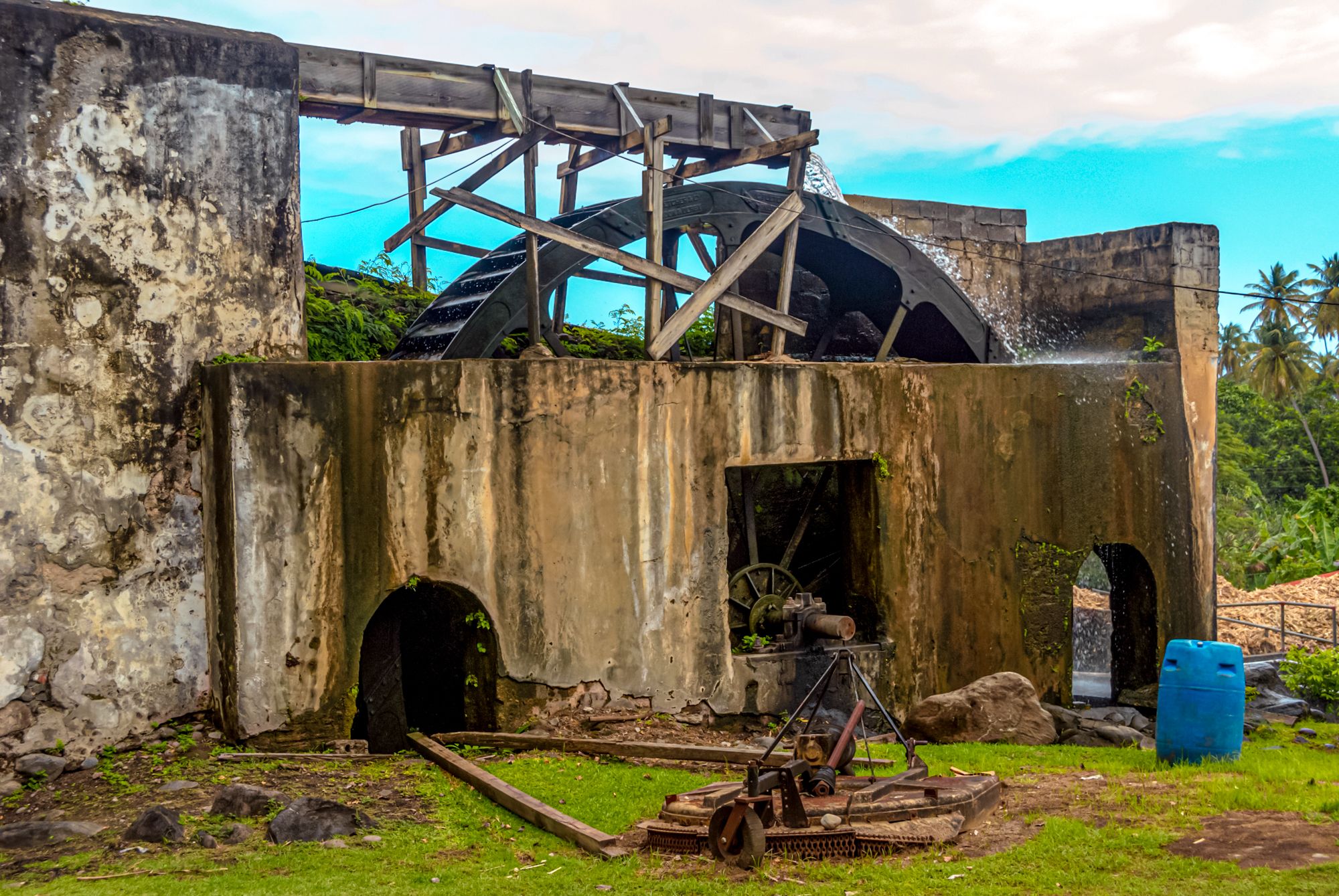 River Antoine Estate Grenada Rum Watermill