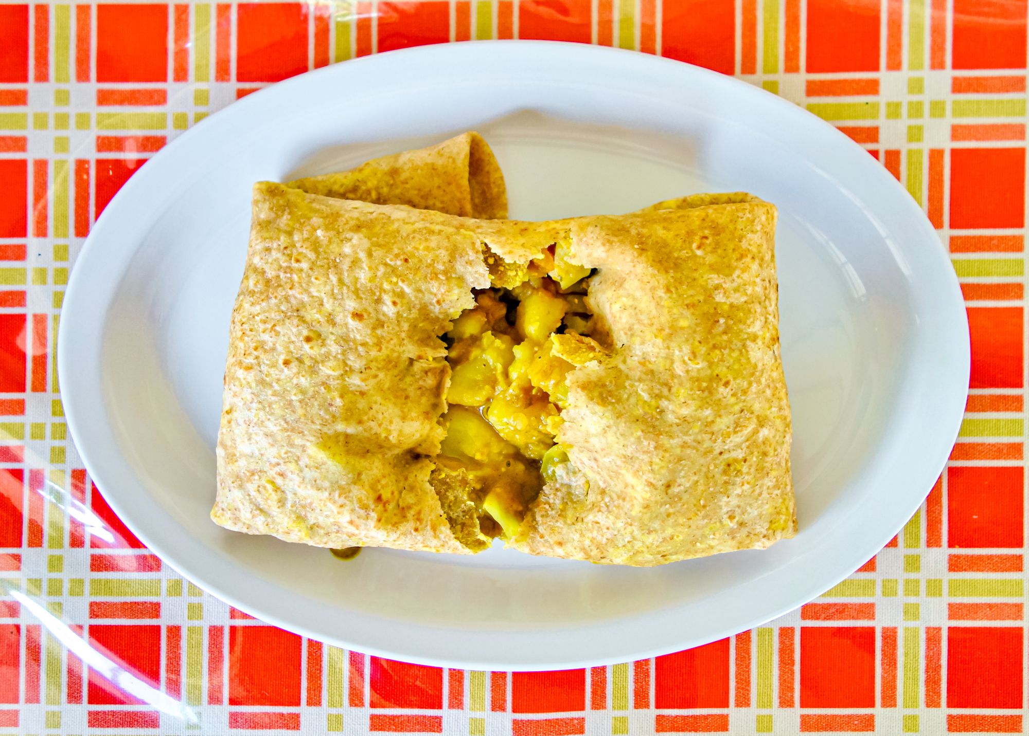 Roti Barbados Food