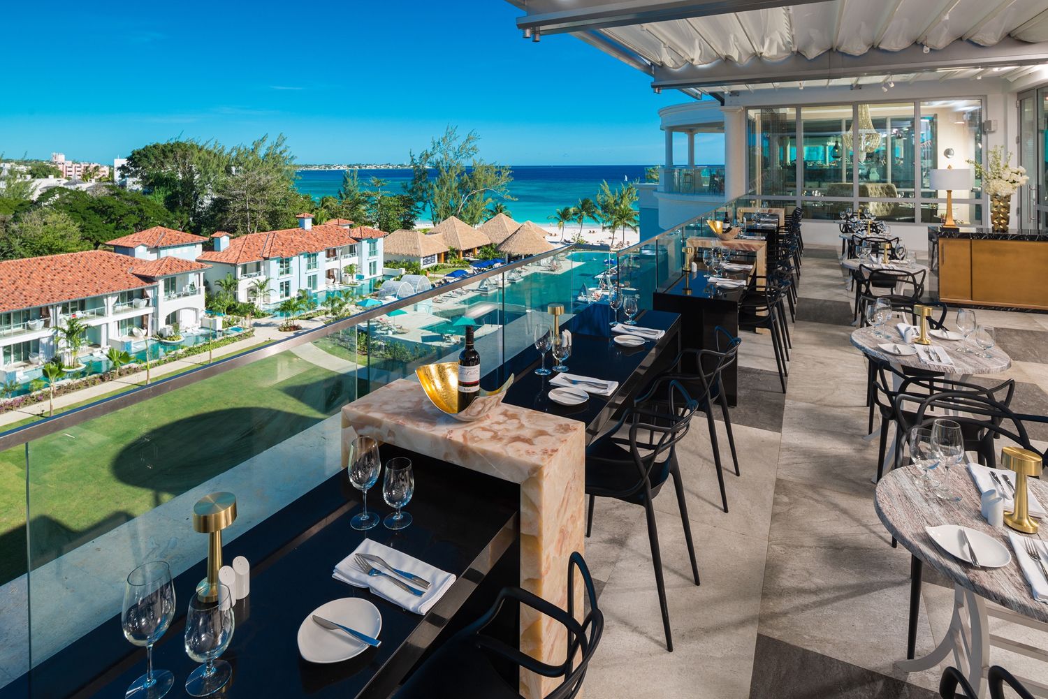 sandals royal barbados la parisienne balcony view