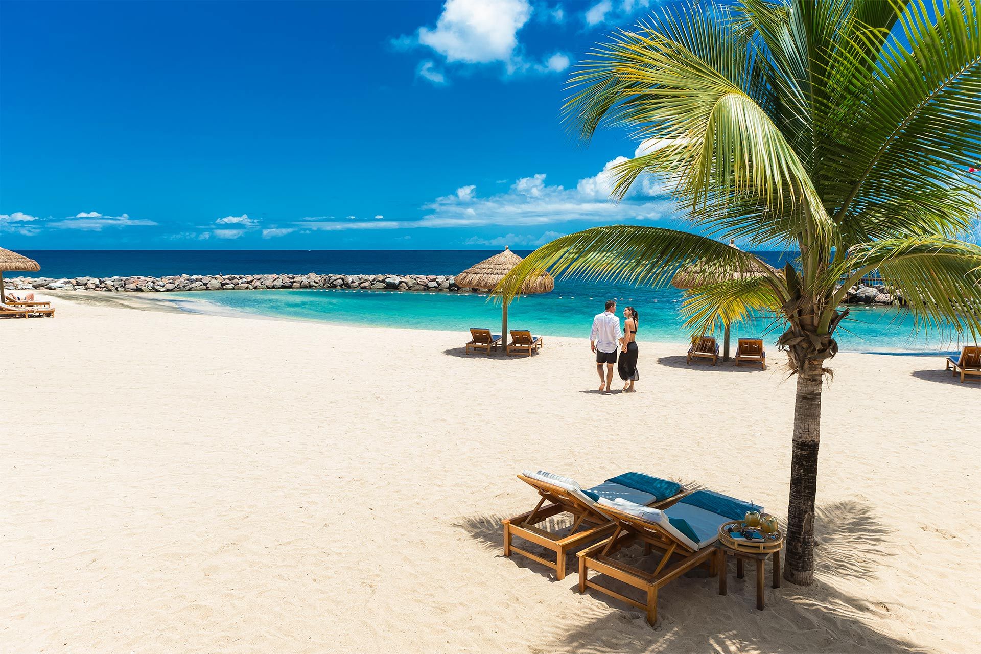 Beach at Sandals Grenada resort