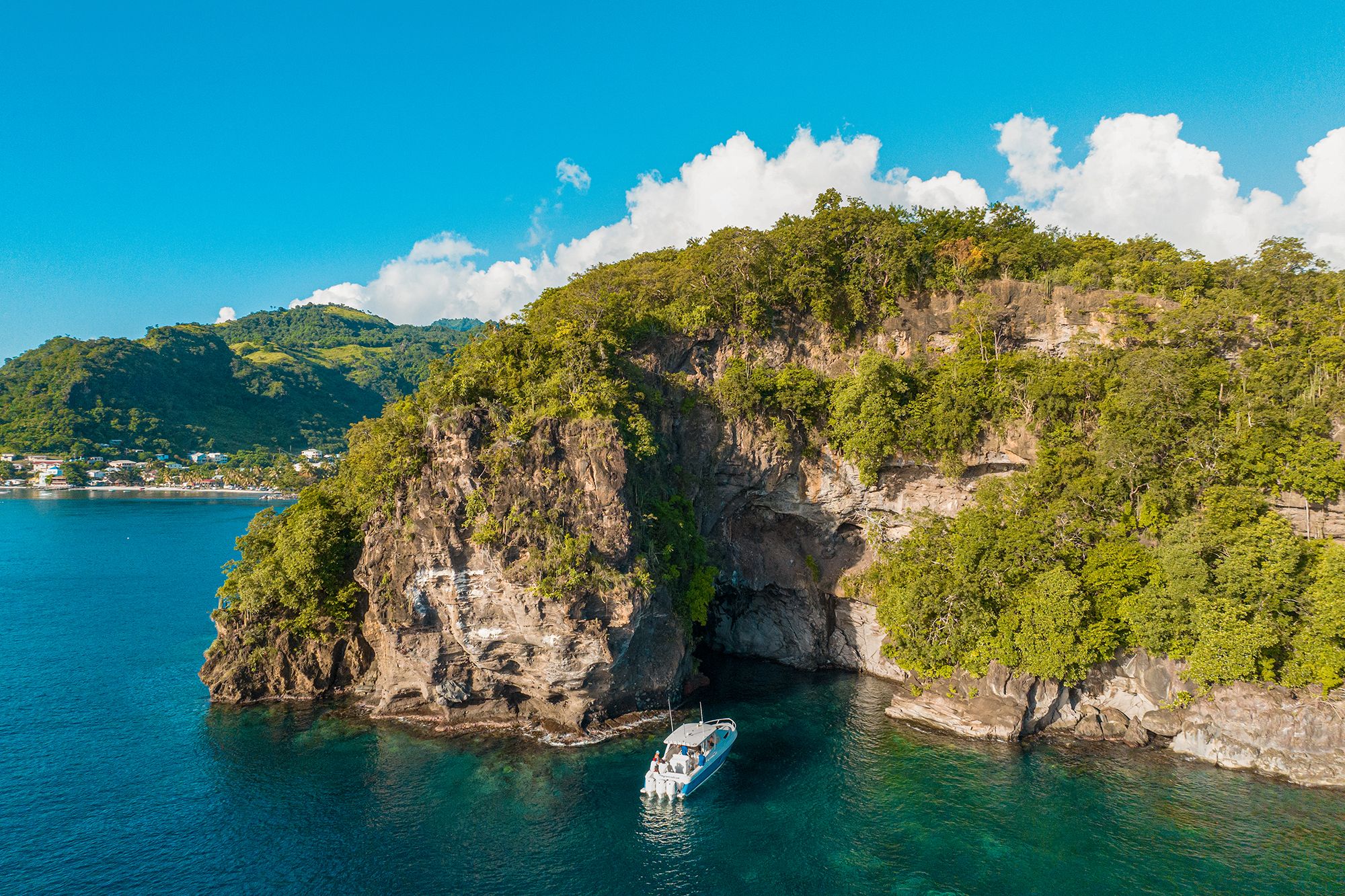 Saint Vincent Boat Cliff Aerial