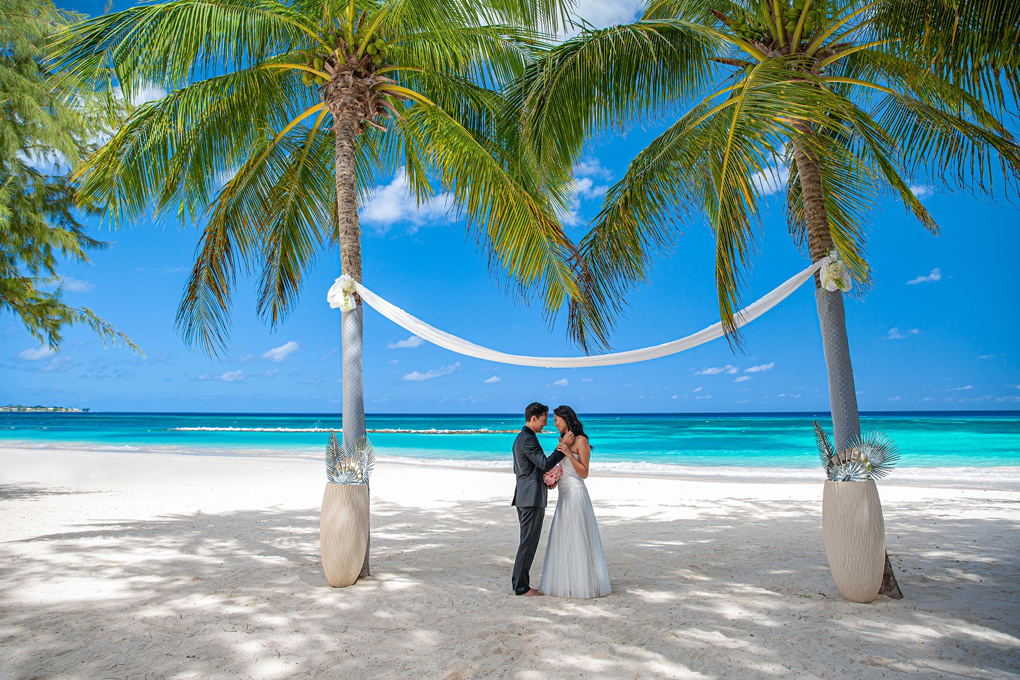 Sandals Beach Wedding Vow Renewal
