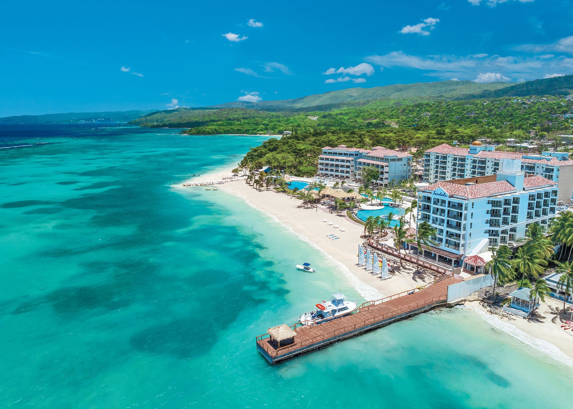 Sandals Dunns River Aerial