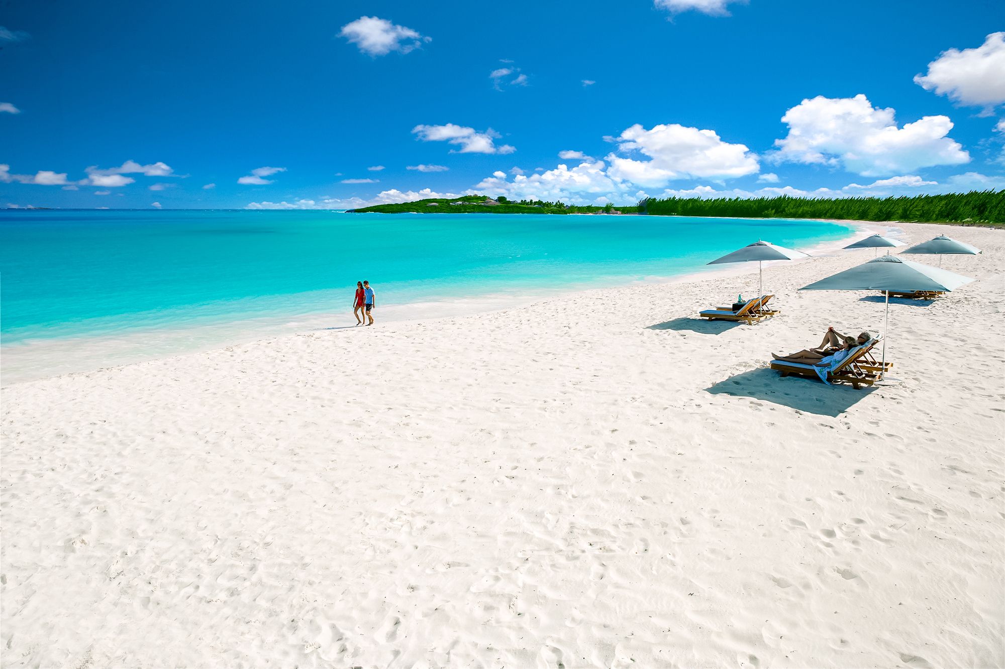 Sandals Emerald Bay White Sand Beach Couple