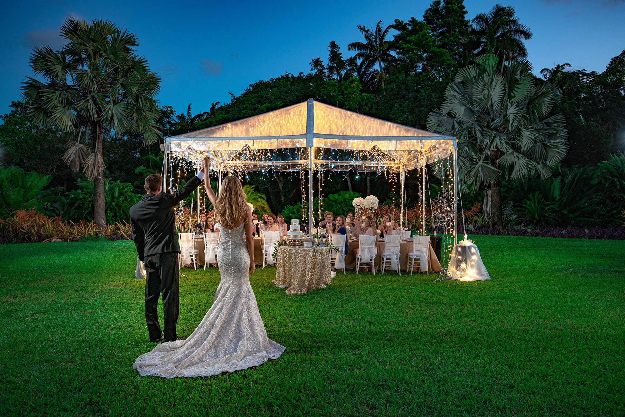 Sandals Garden Wedding Reception