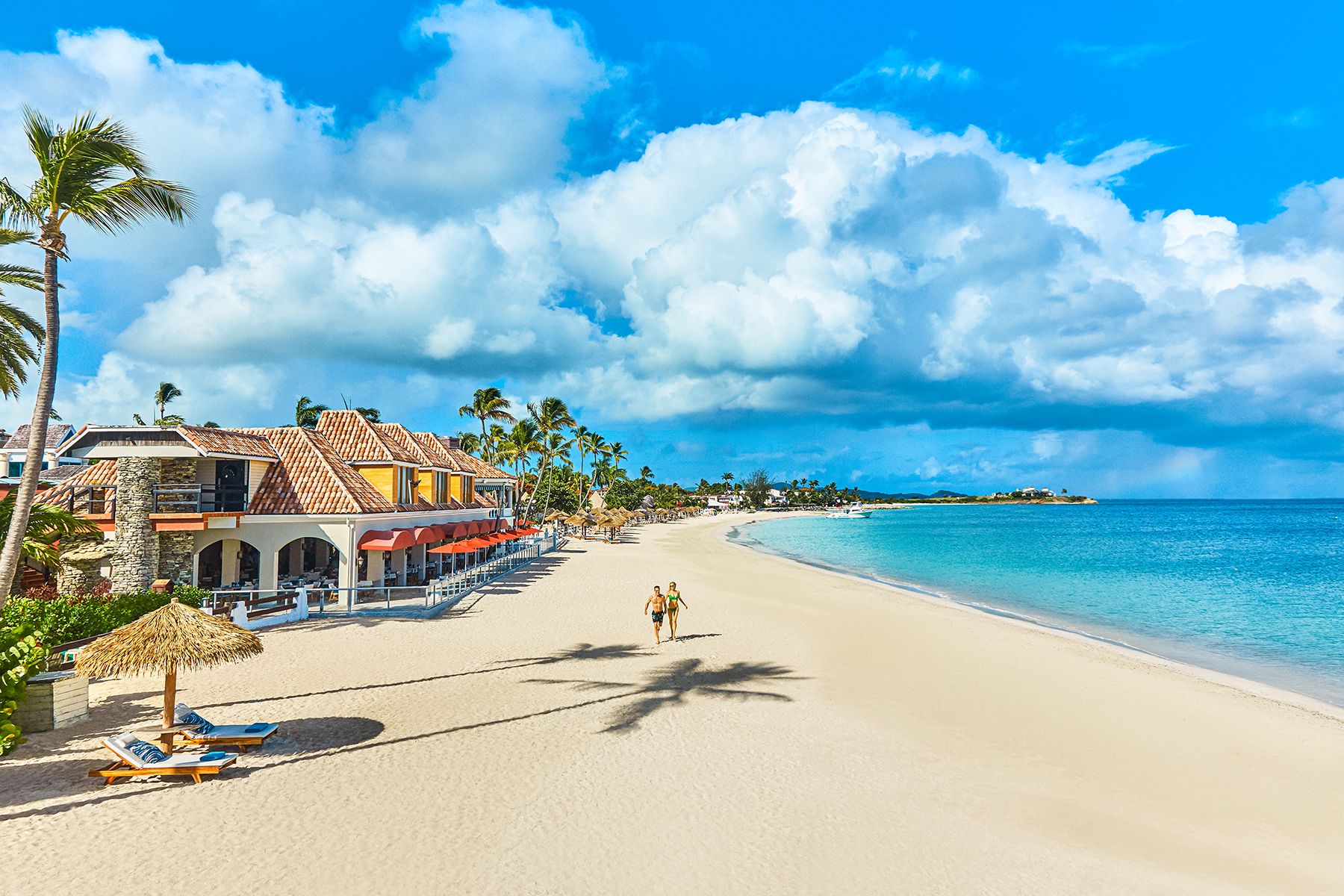 Sandals Grande Antigua Beach Side Couple