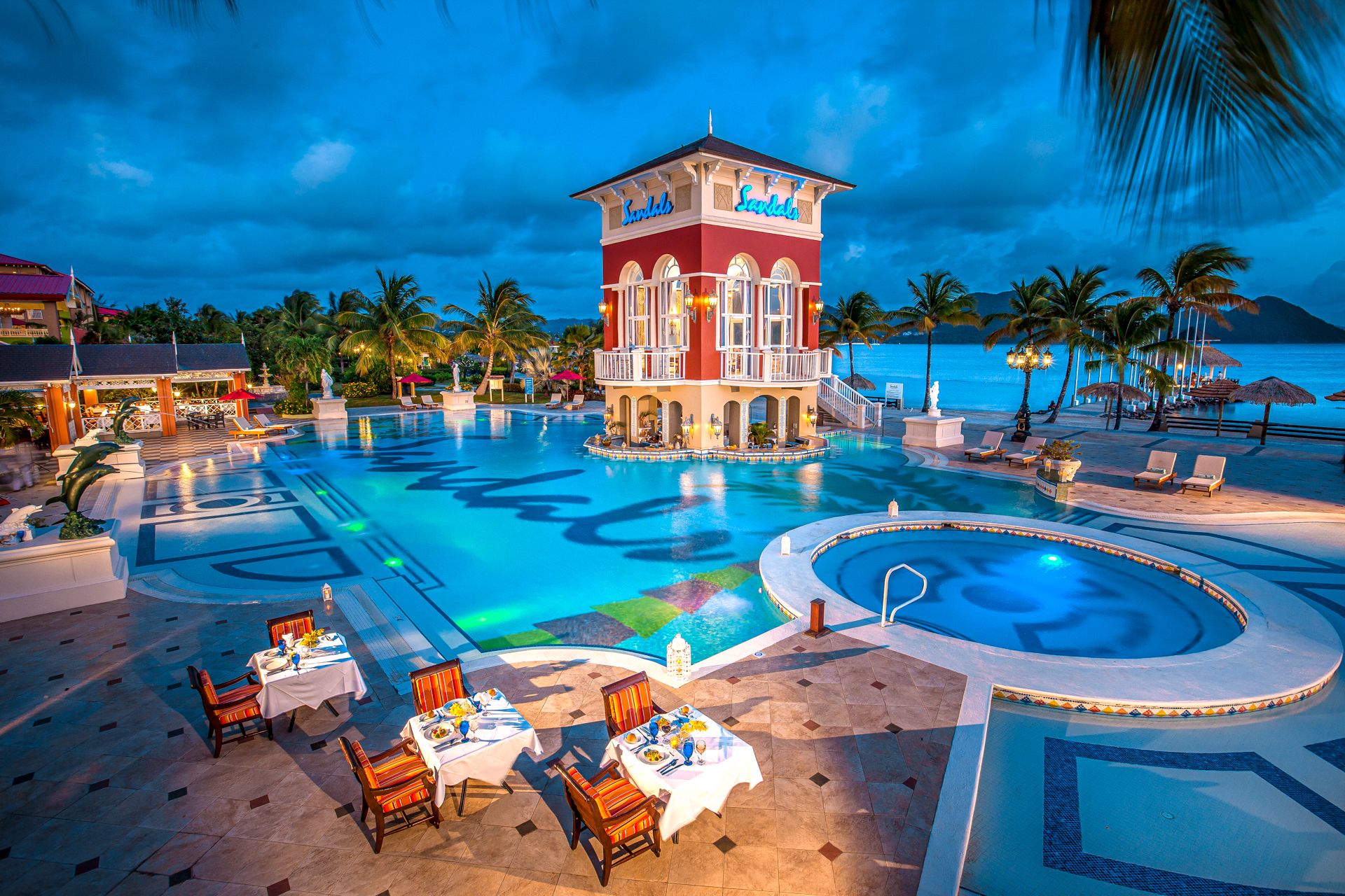 Sandals Grande Saint Lucian Main Pool