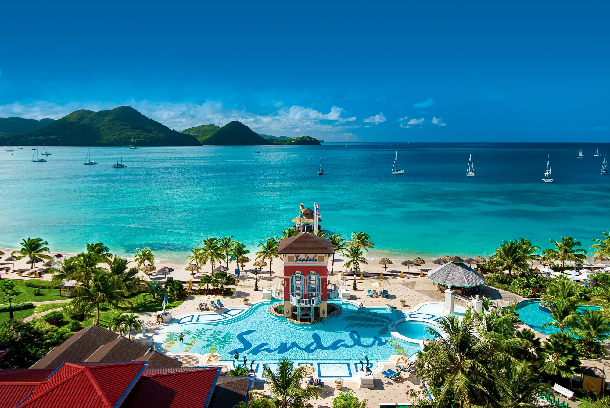 Sandals Grande St Lucian Main Pool