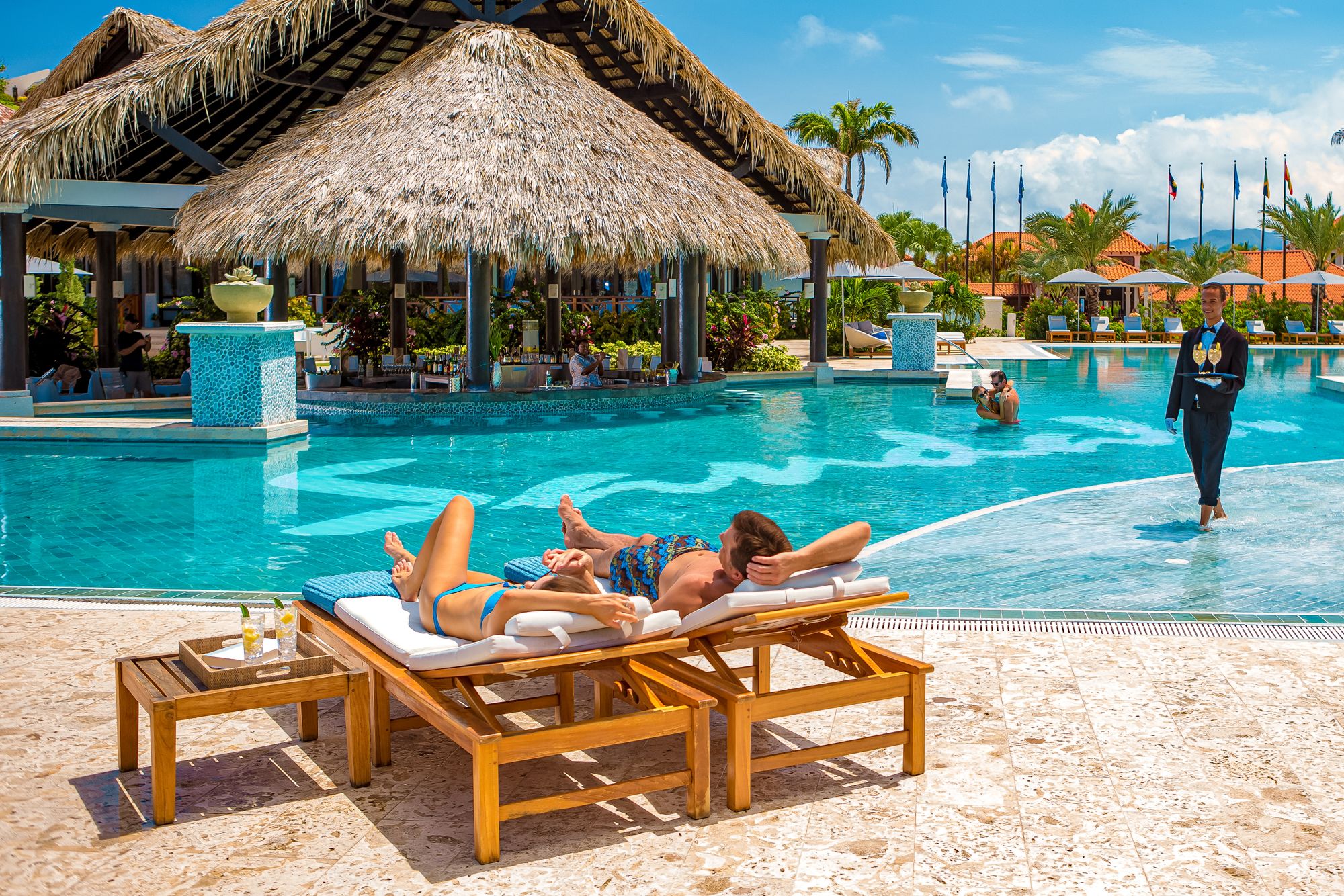 Sandals Grenada Poolside Butler