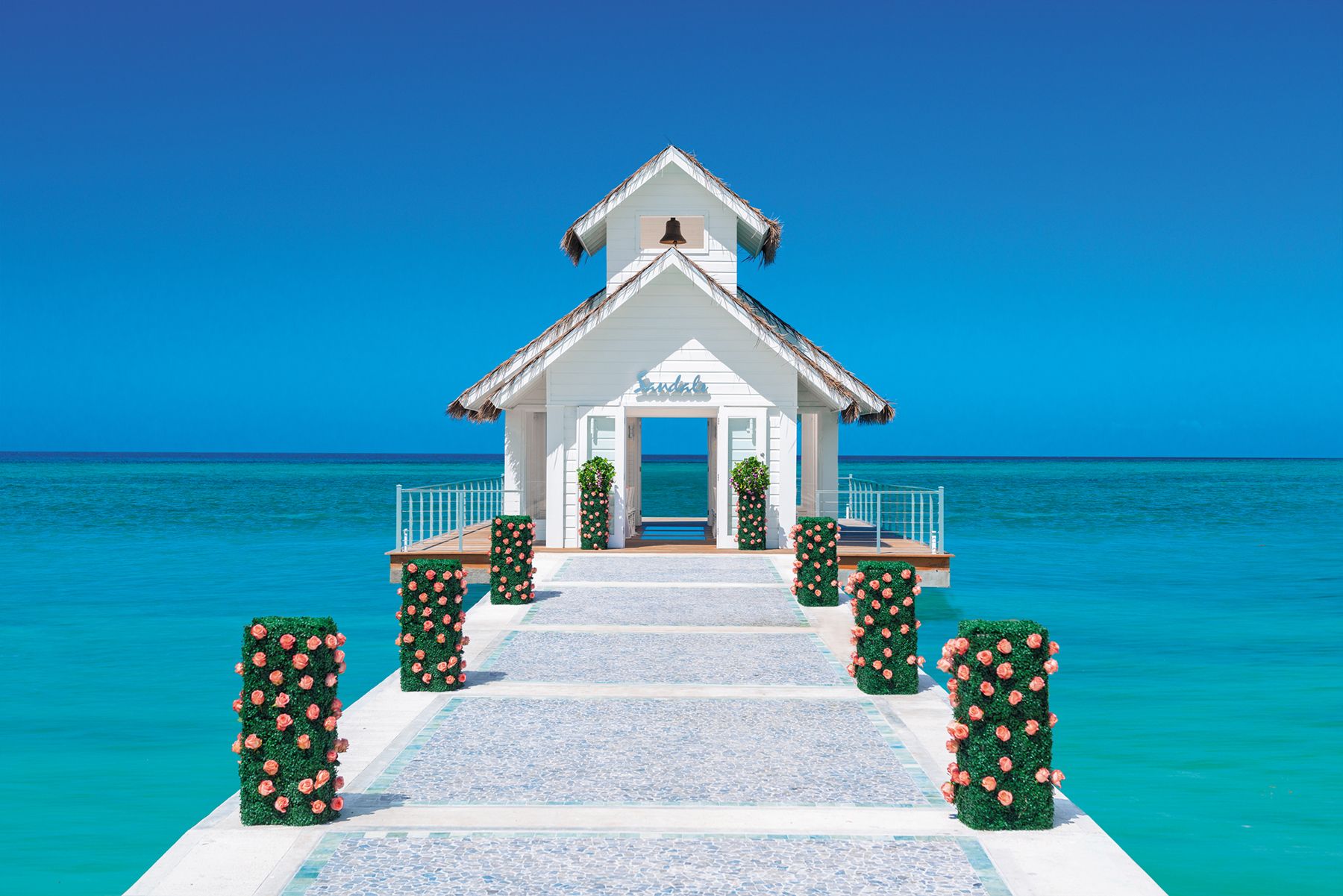 Sandals Montego Bay Over The Water Chapel Entrance