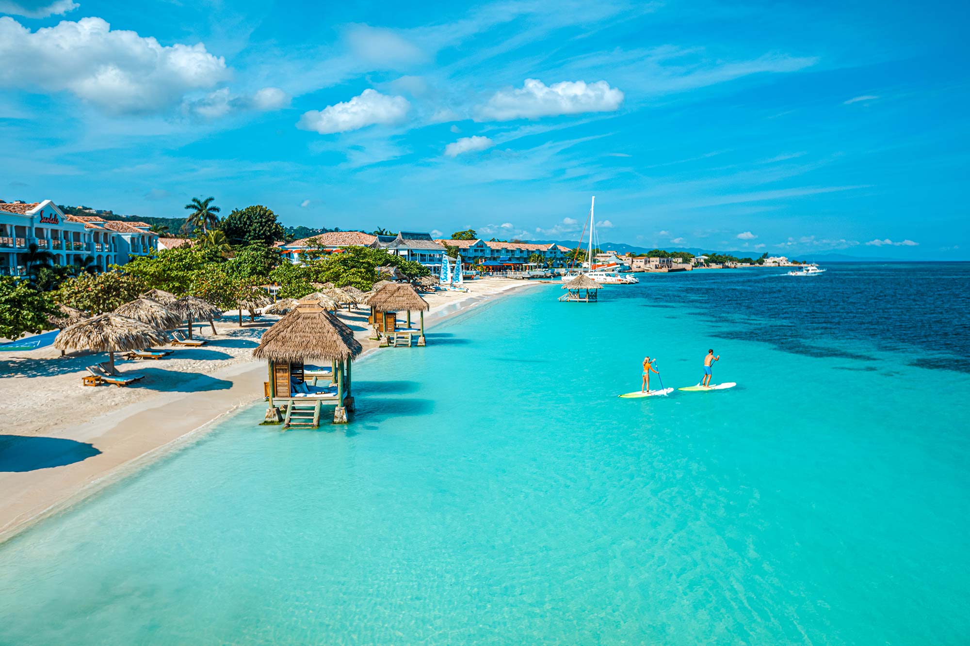 Sandals Montego Bay SMB-Jamaica Beach Overview