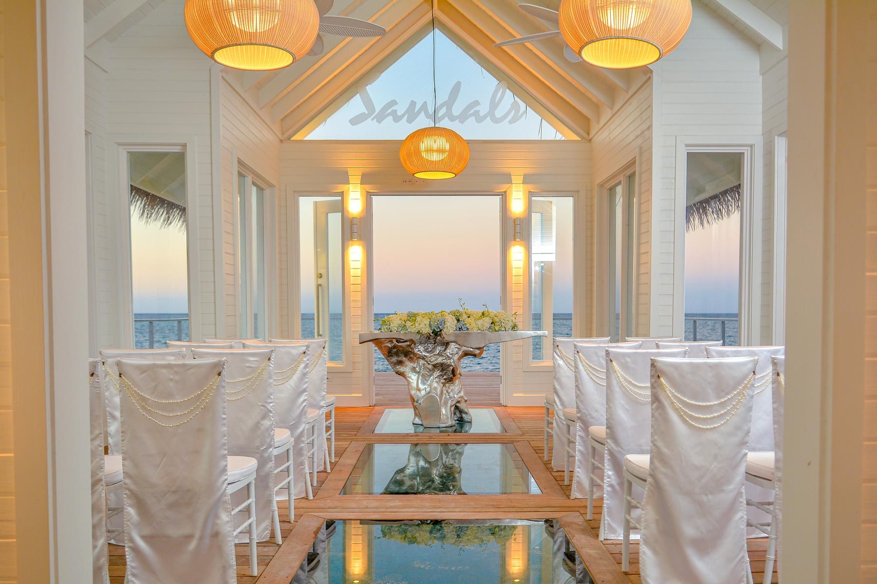 Sandals Montego Bay SMB Over The Water Chapel Interior