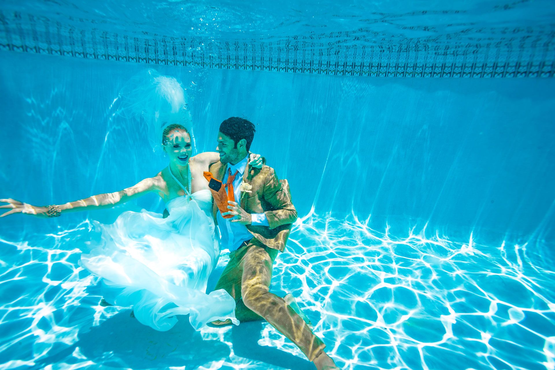 Sandals Montego Bay Wedding Pool Underwater