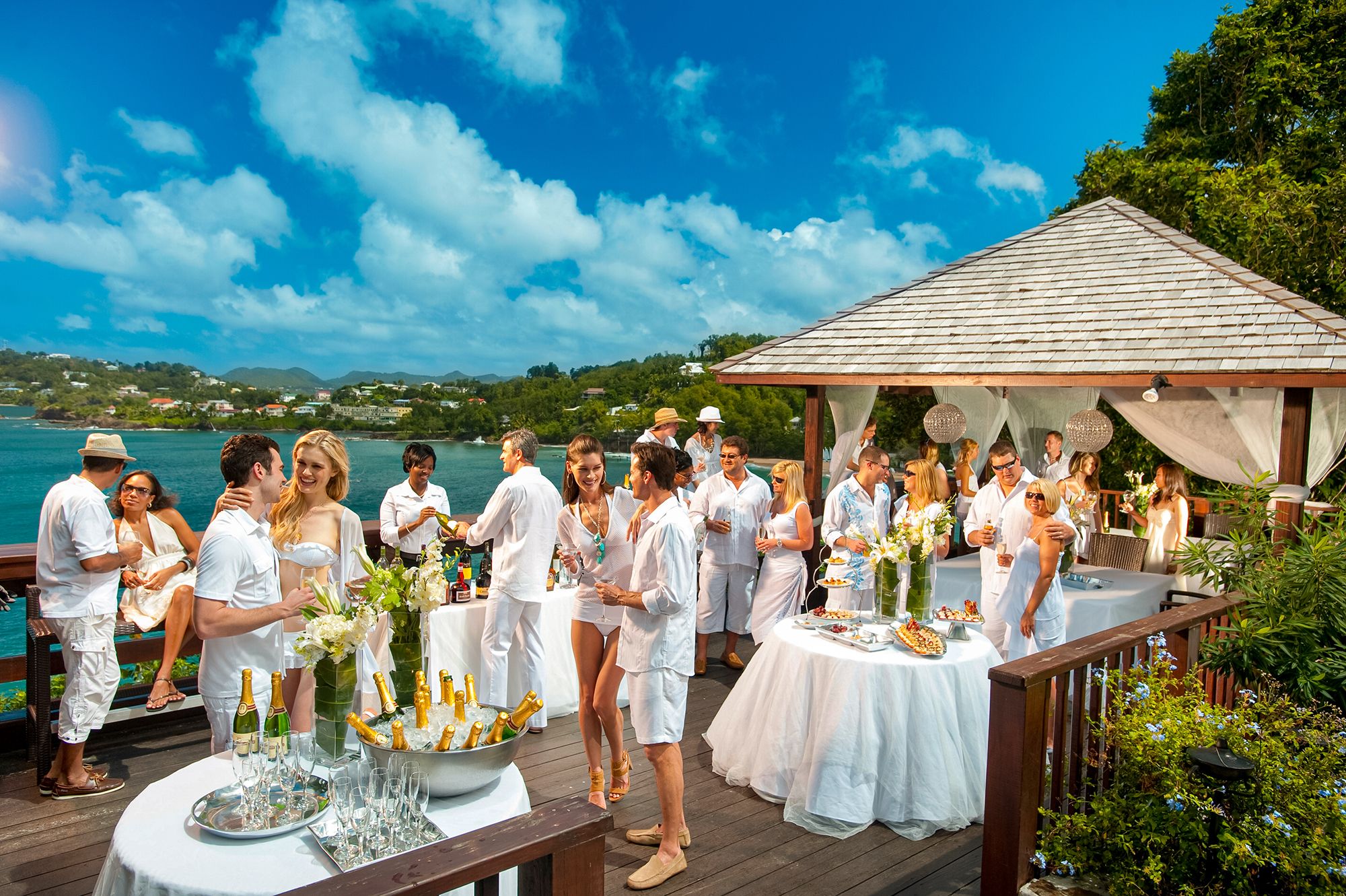 Sandals Reception Guests