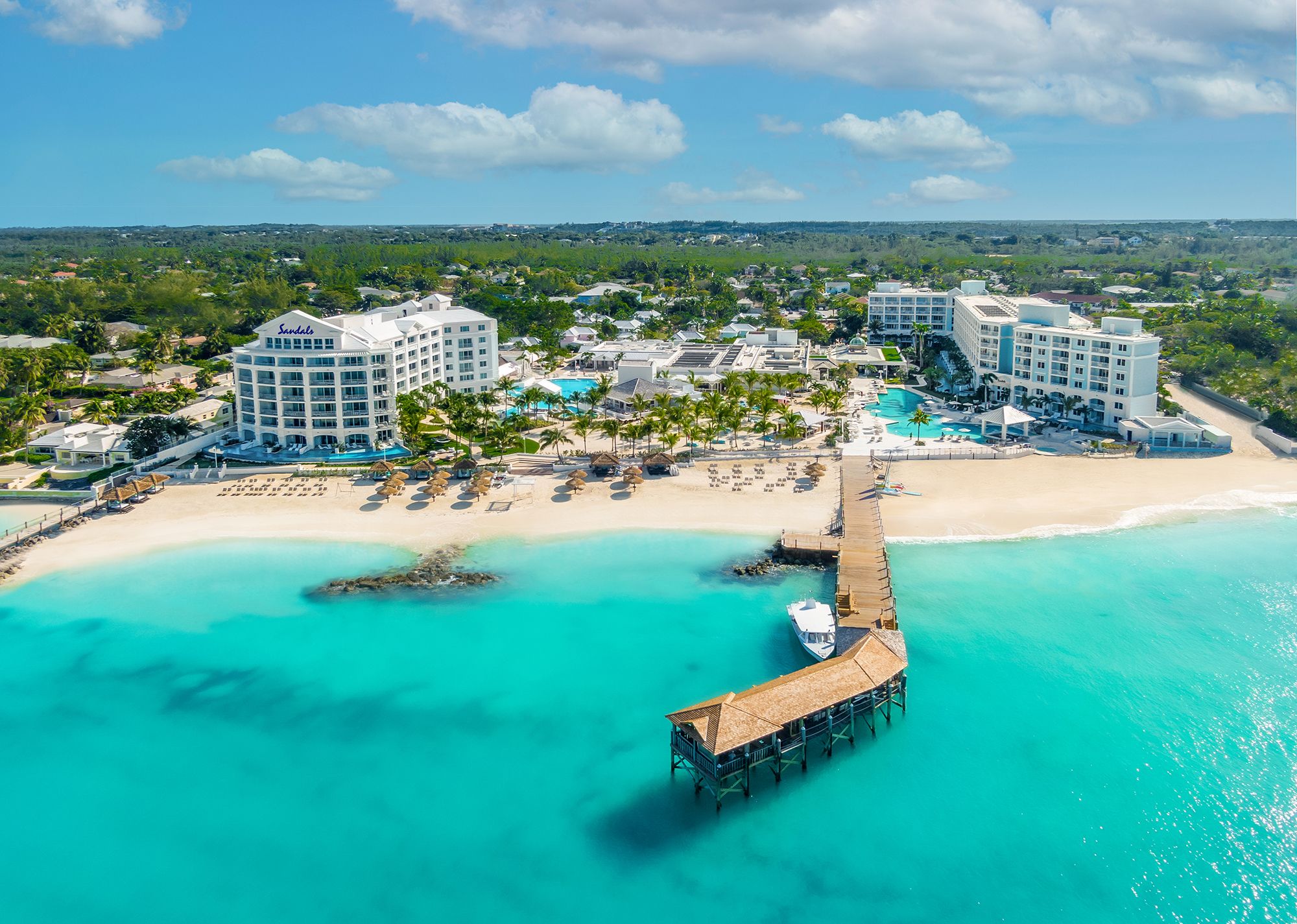 Sandals Royal Bahamaian Aerial Logo