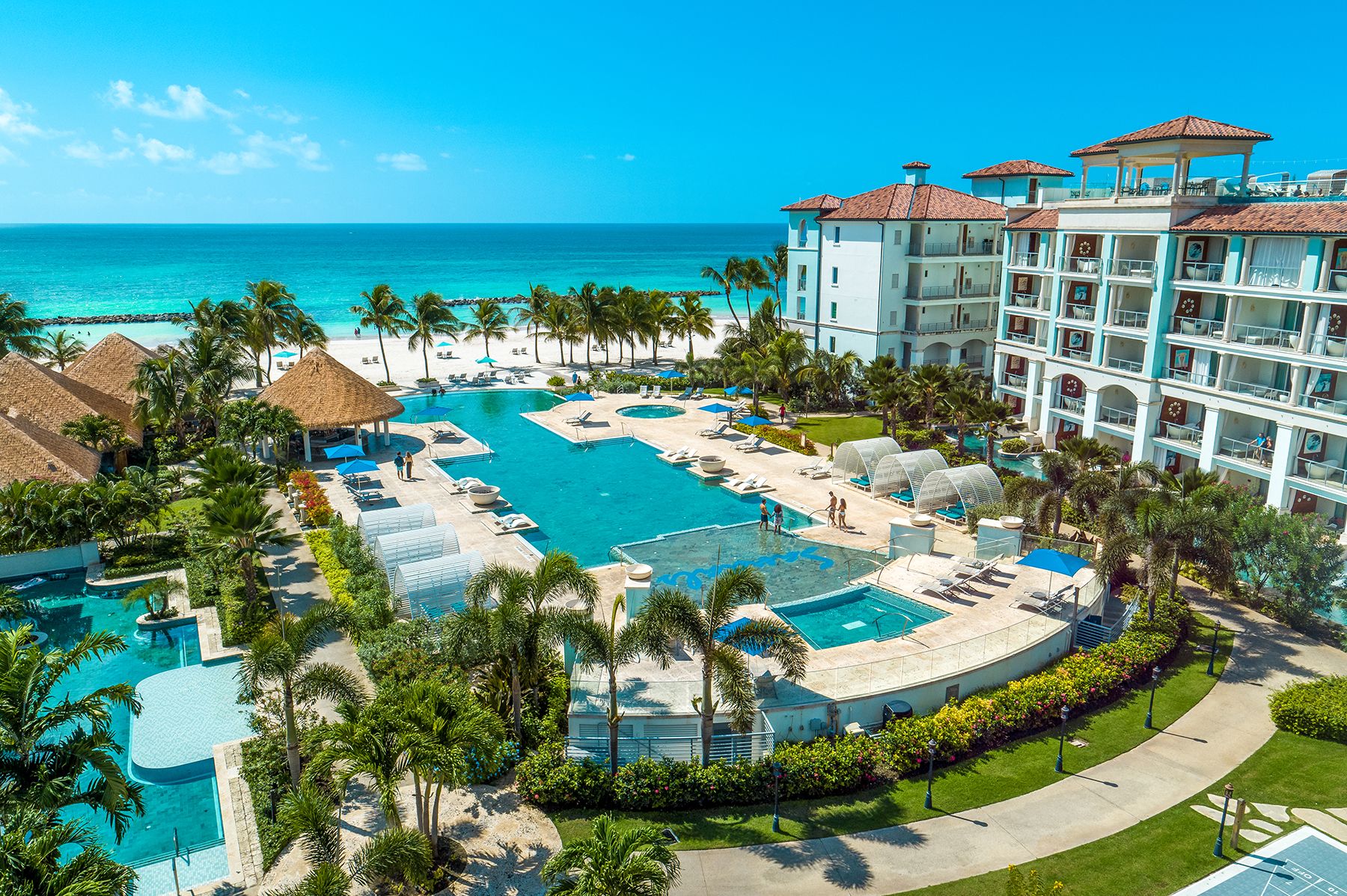 Sandals Royal Barbados Aerial