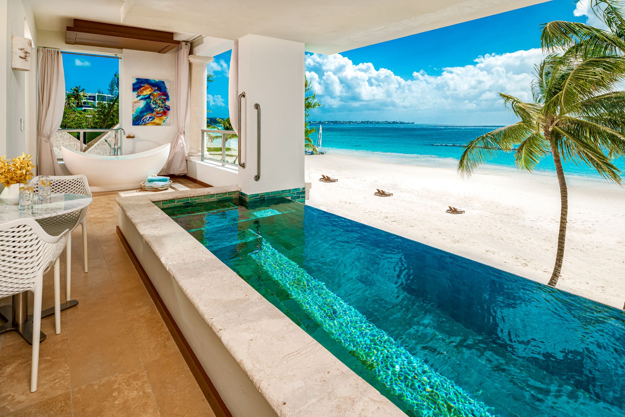 Sandals Royal Barbados Beachfront SkyPool Butler Suite Pool