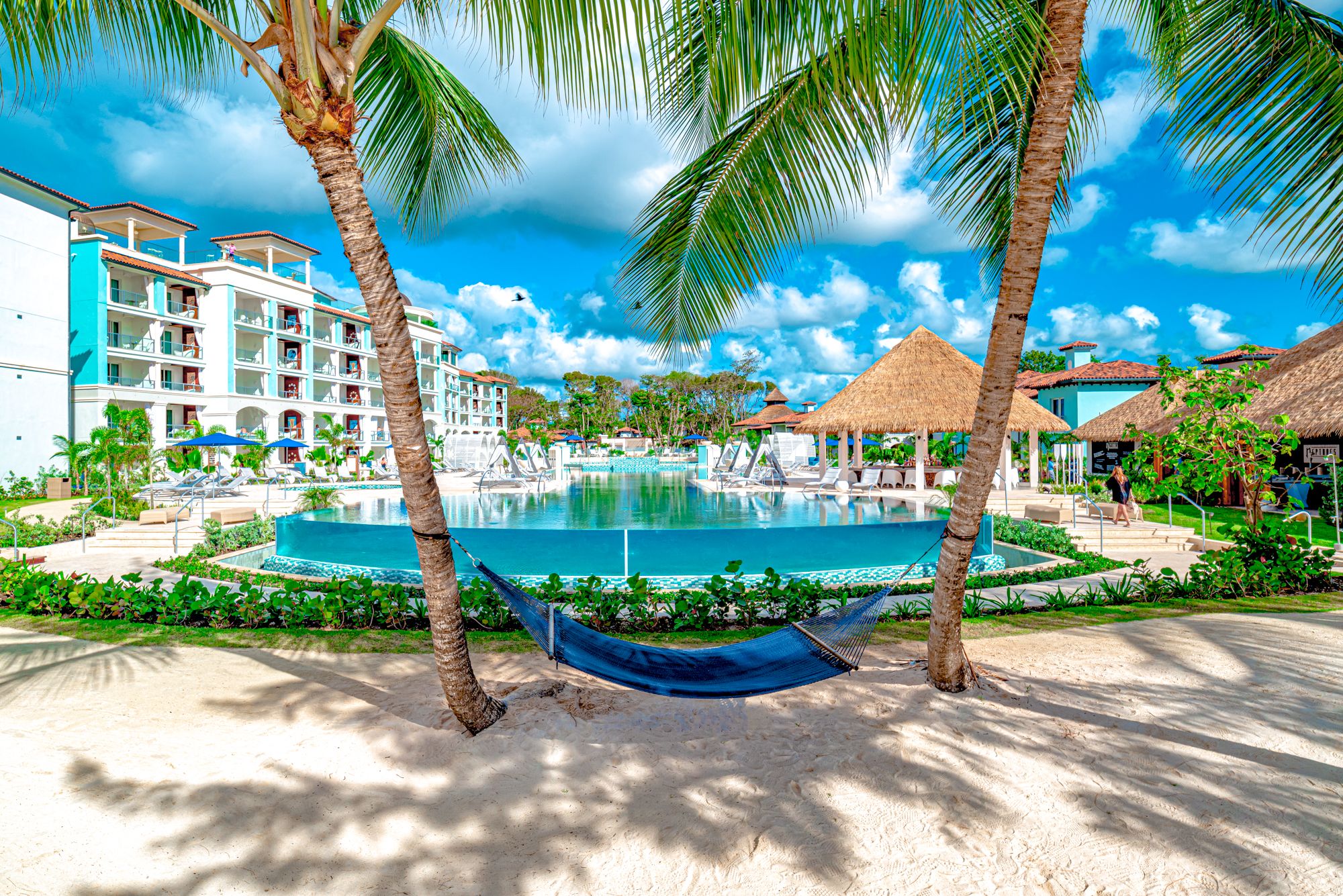 Sandals Royal Barbados Main Pool Front View