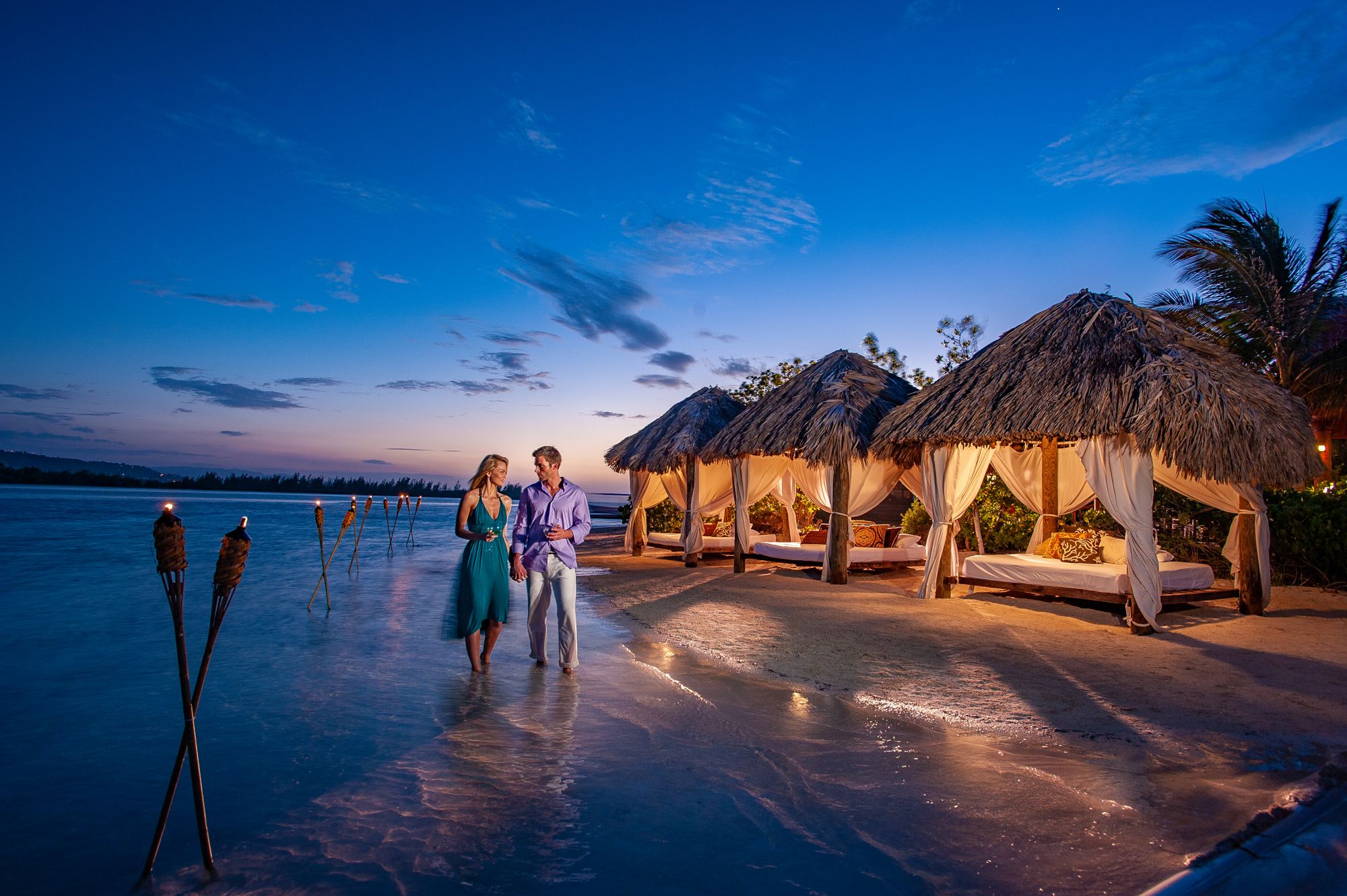 Sandals Royal Caribbean Cabana Night