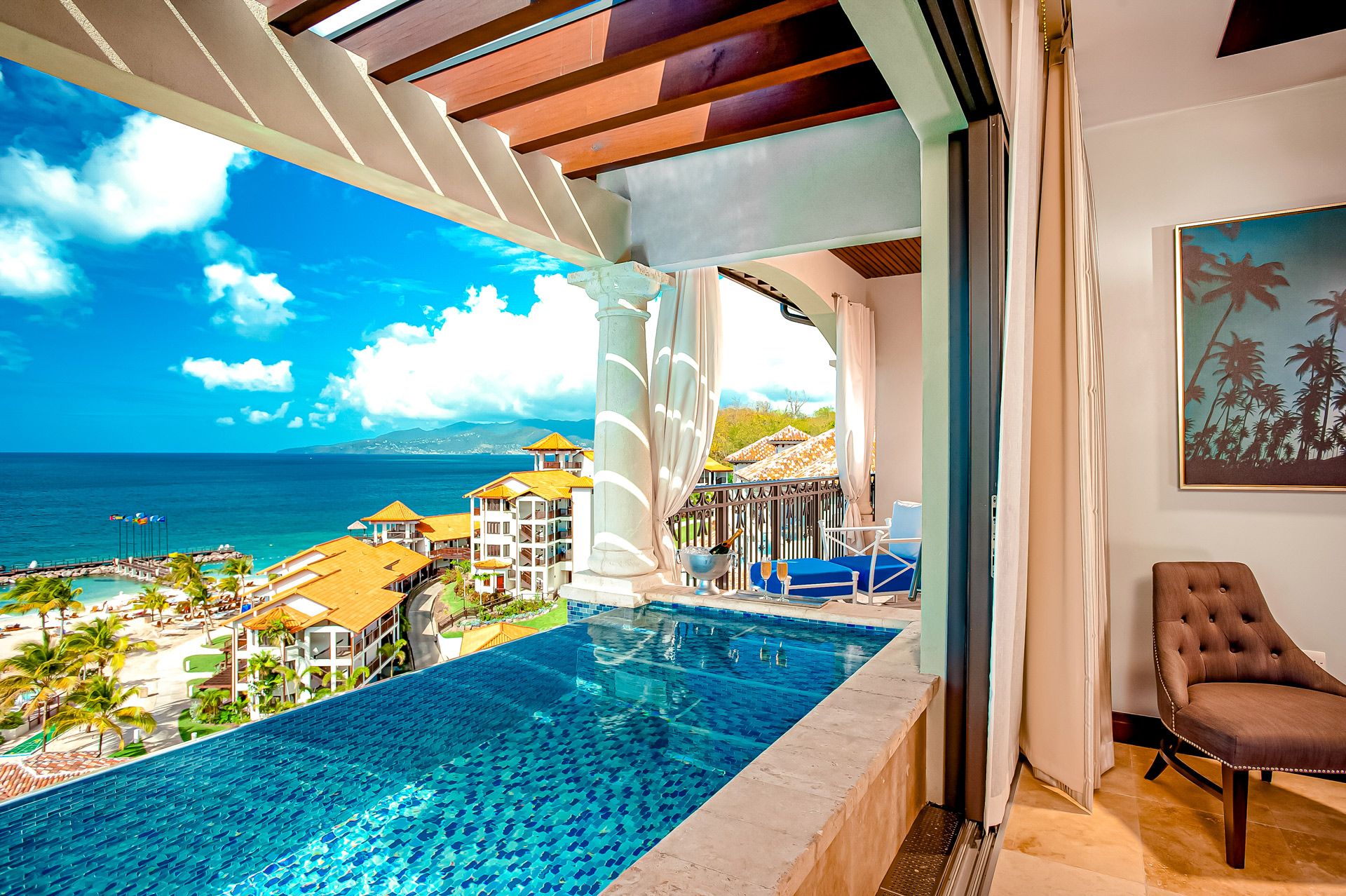 Sandals Skypool Suite Balcony SLG