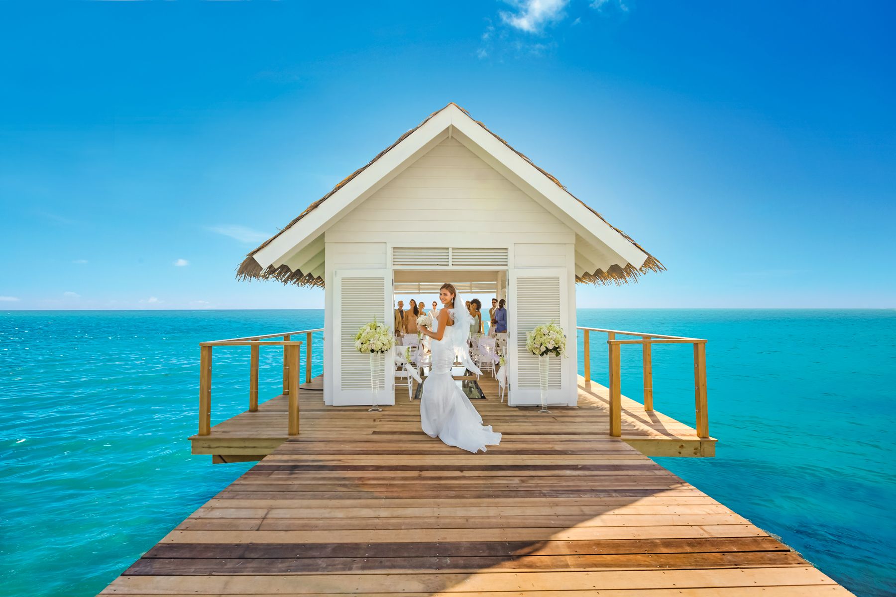 Sandals South Coast Wedding Over Water Chapel