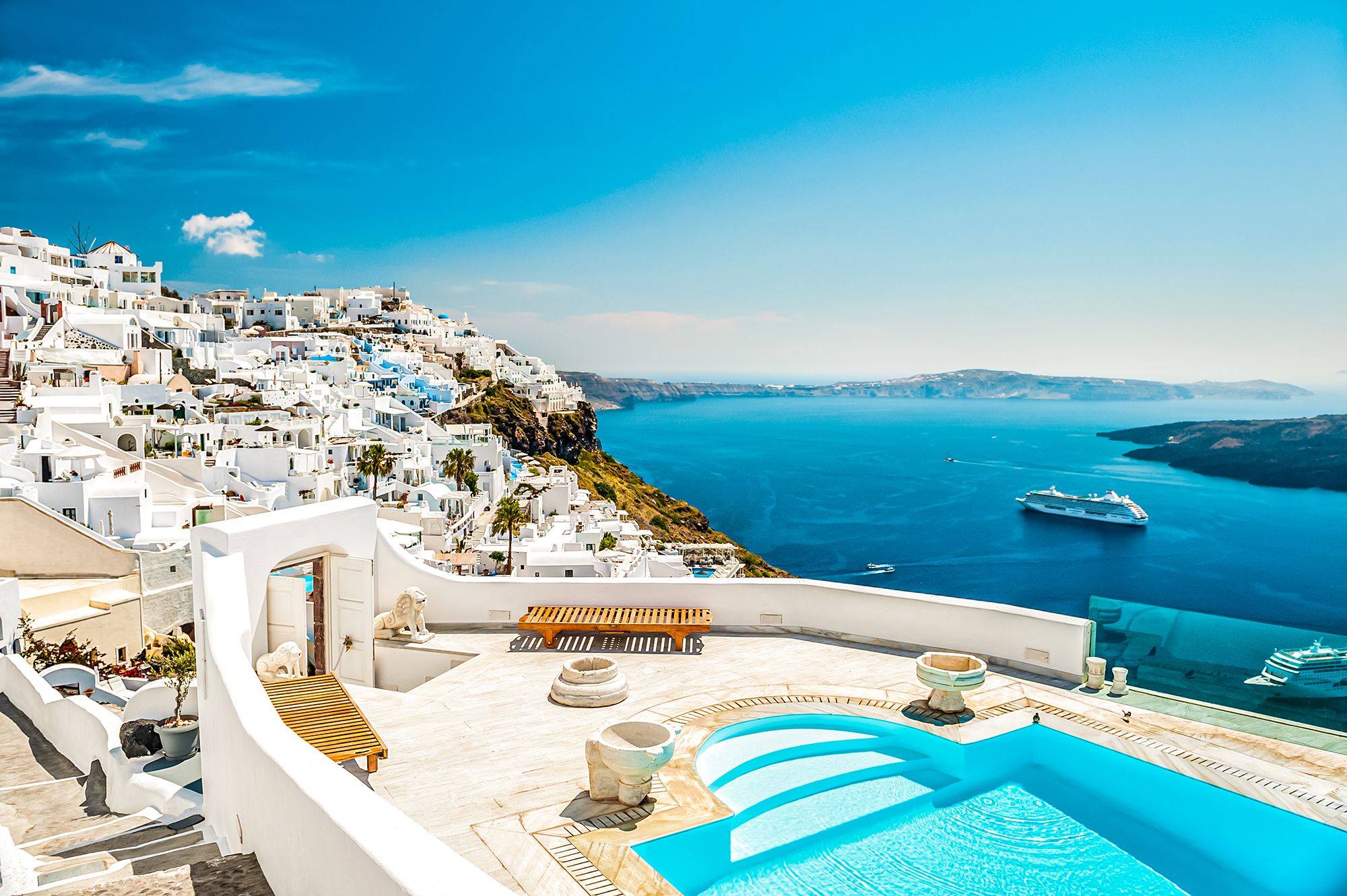 Santorini Greece View Hotel