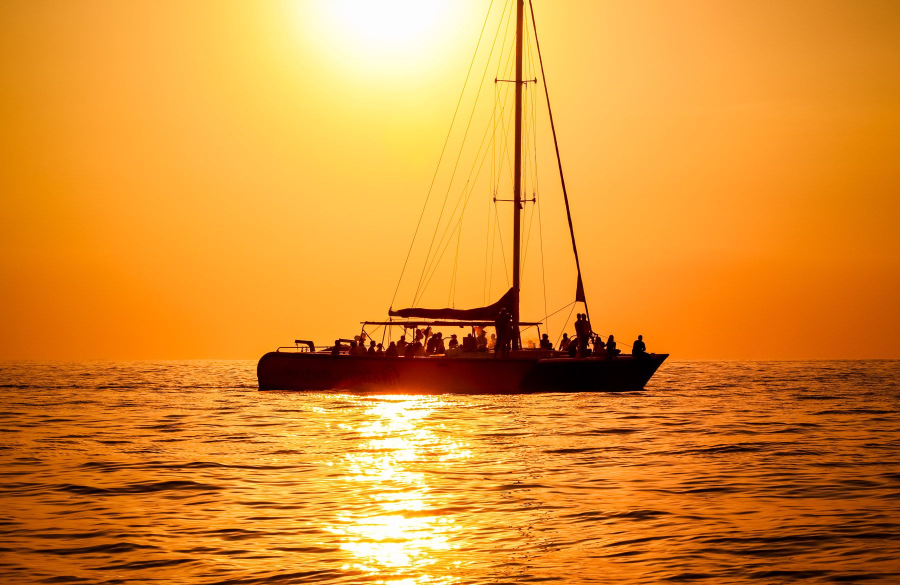 Sunset cruise antigua