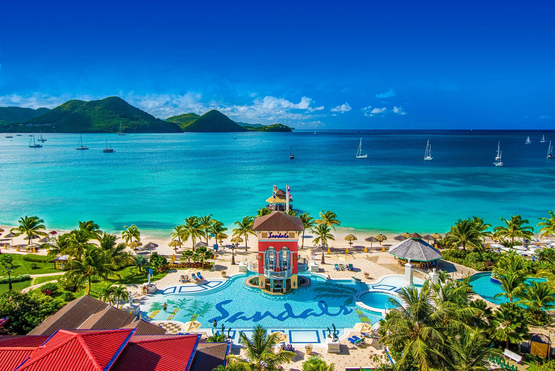 Three things guests love about... Sandals Grande St. Lucian. A full review.