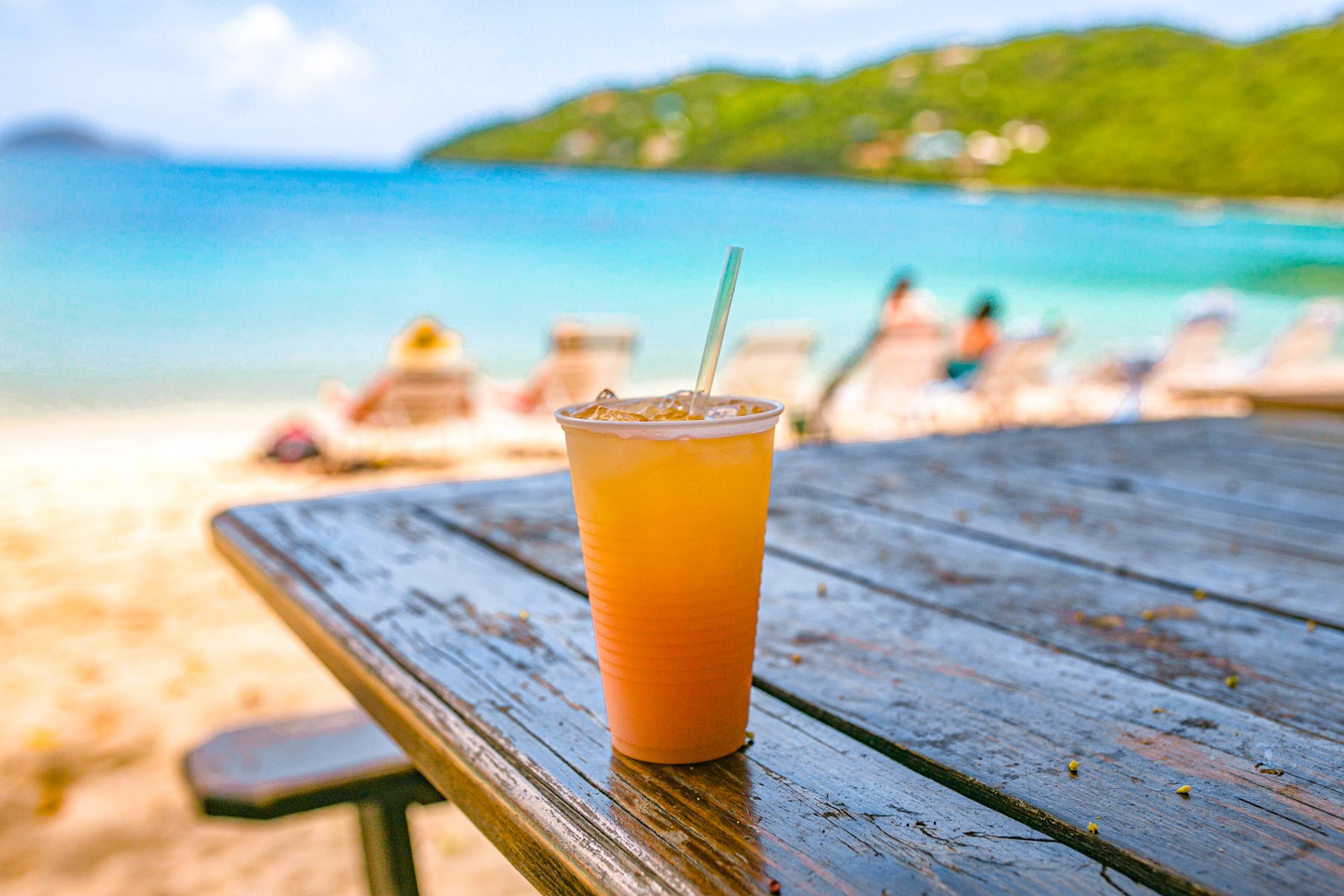 Tropical Bliss Beach Rum Punch Montego Bay Jamaica