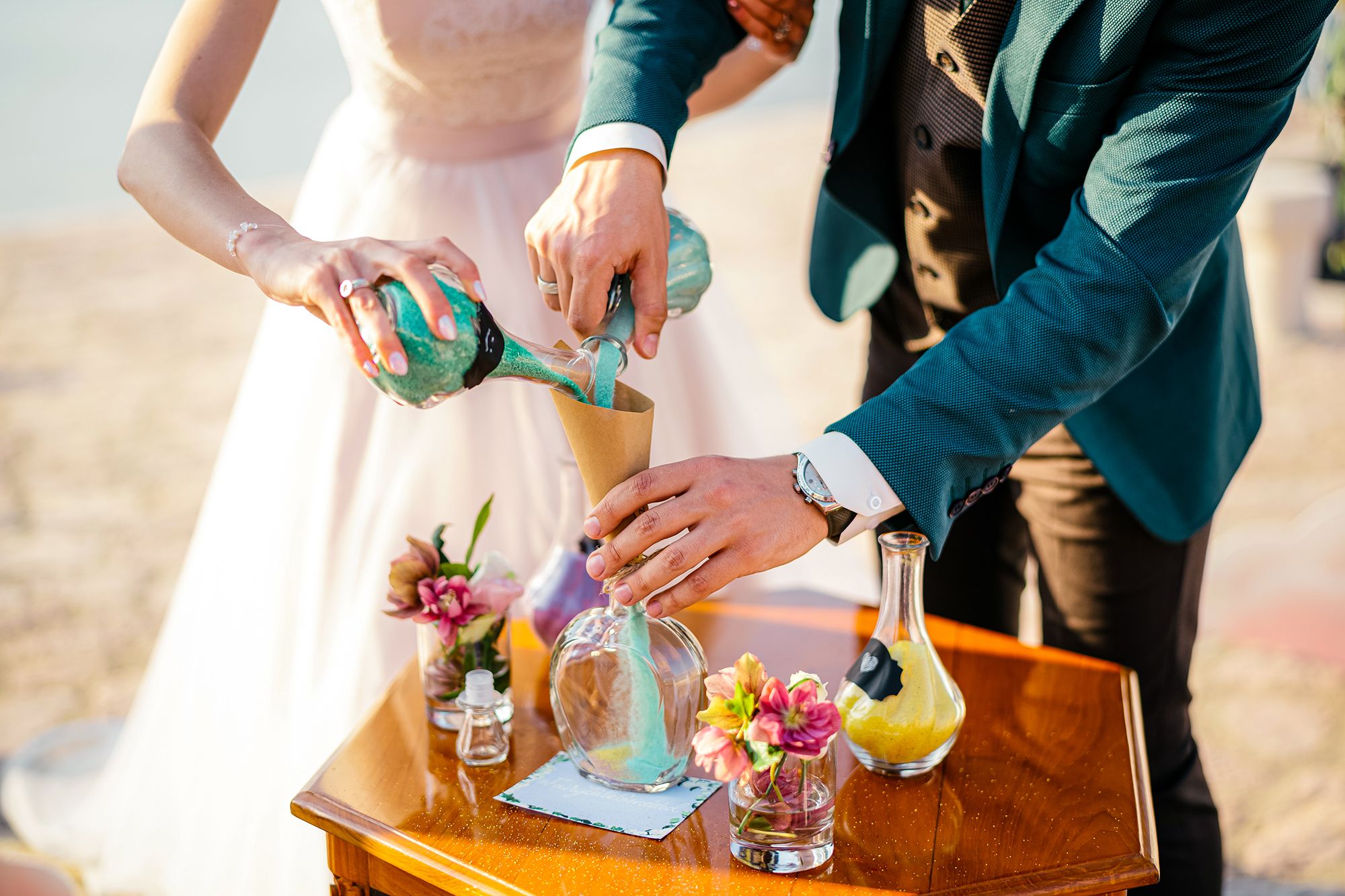 Unity Sand Ceremony Beach Wedding