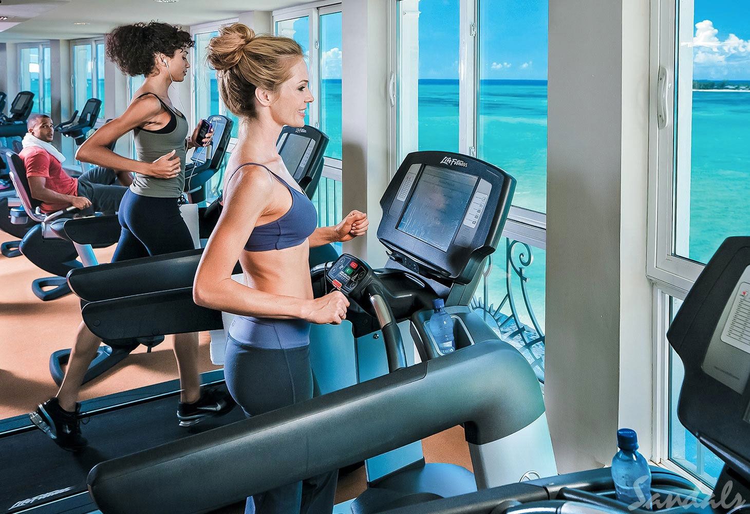 gym with view sandals royal bahamian