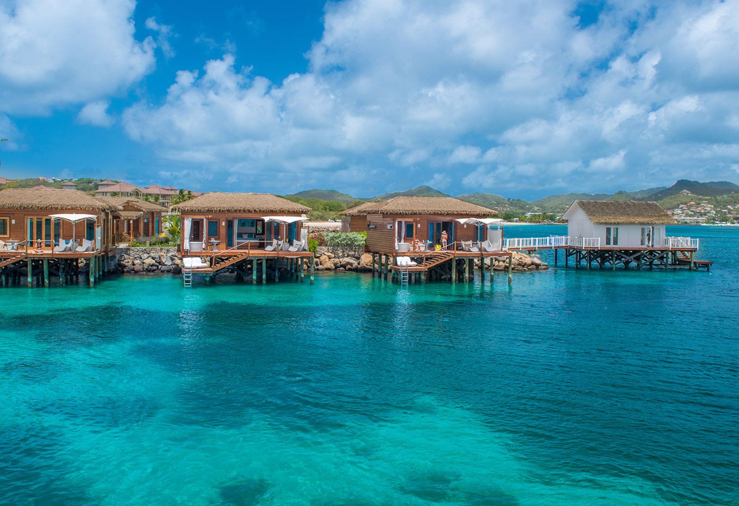 overwater bungalow saint lucia