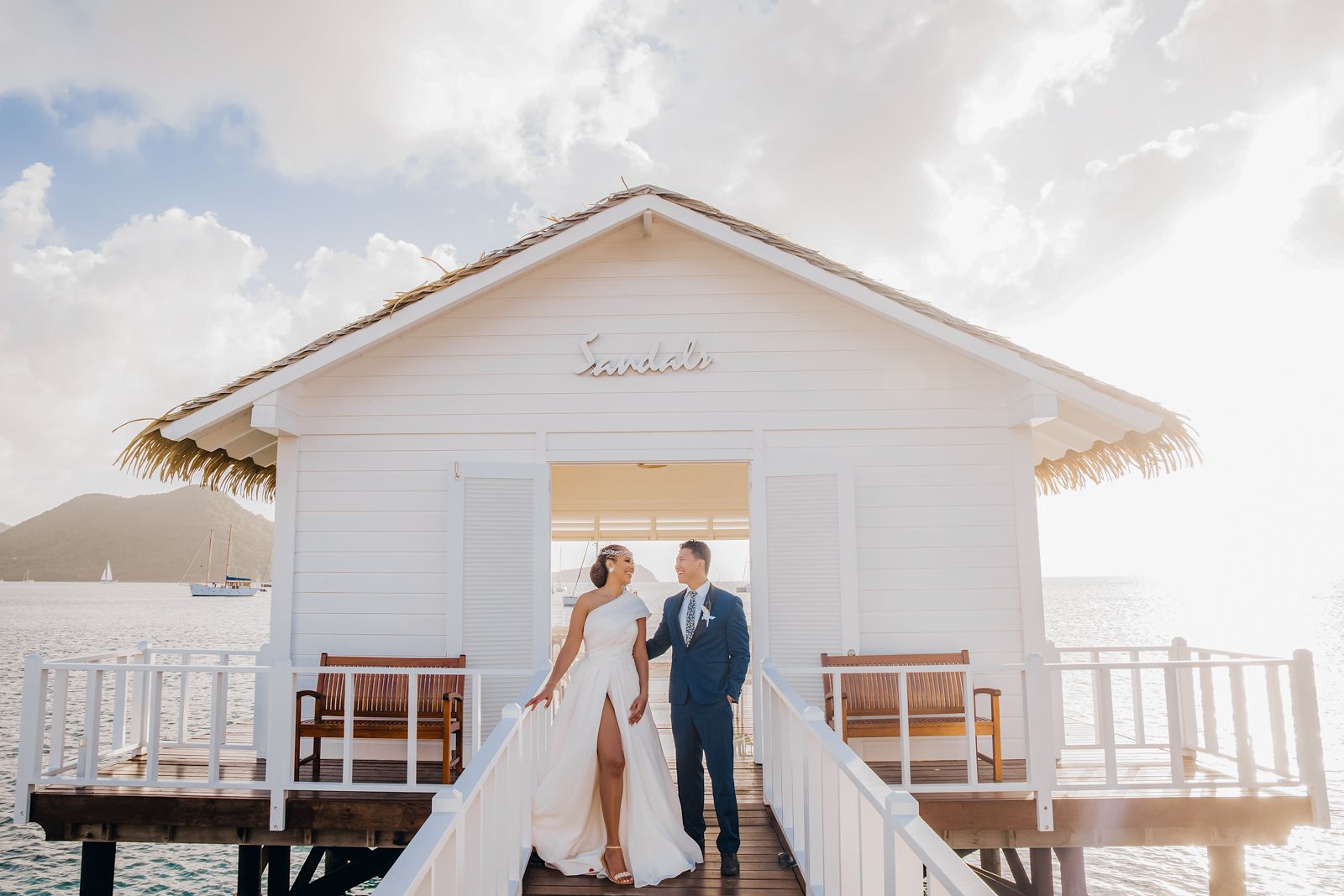 Sandals Chen Wedding Overwater Chapel Entrance