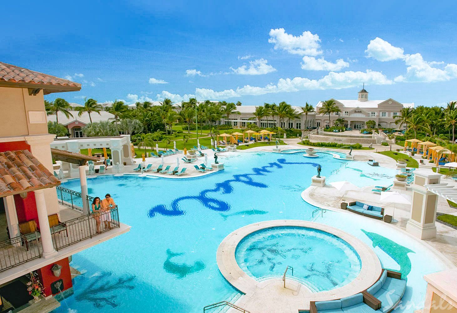 sandals emerald bay pool